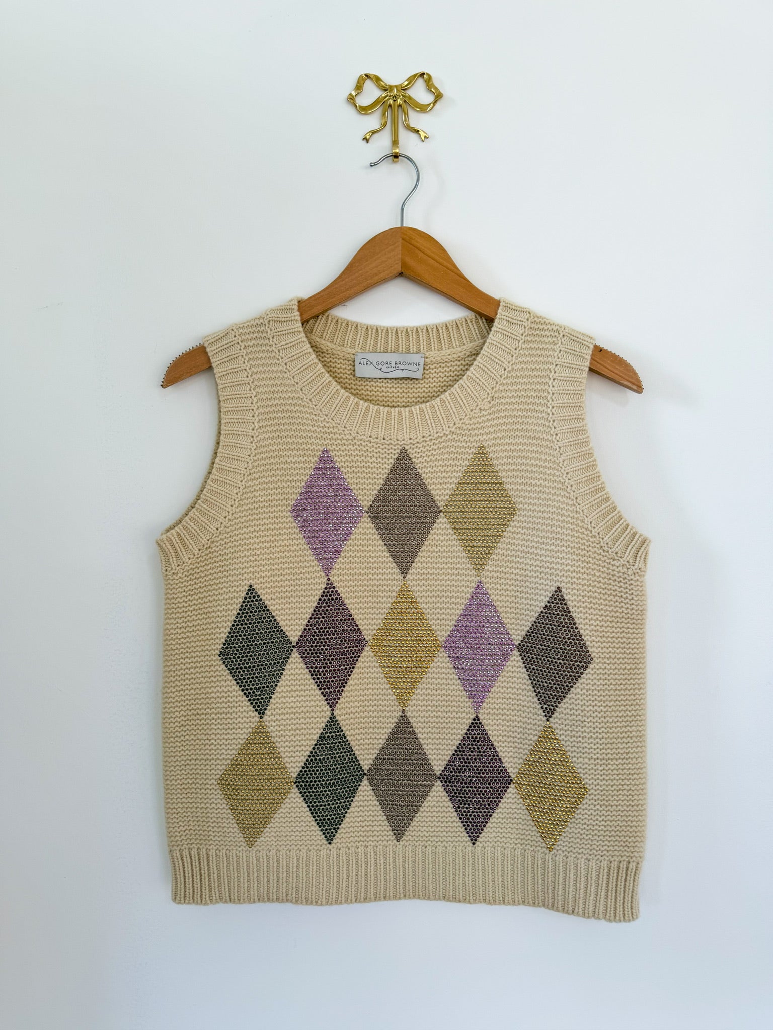 Harlequin Tank - Créme Caramel