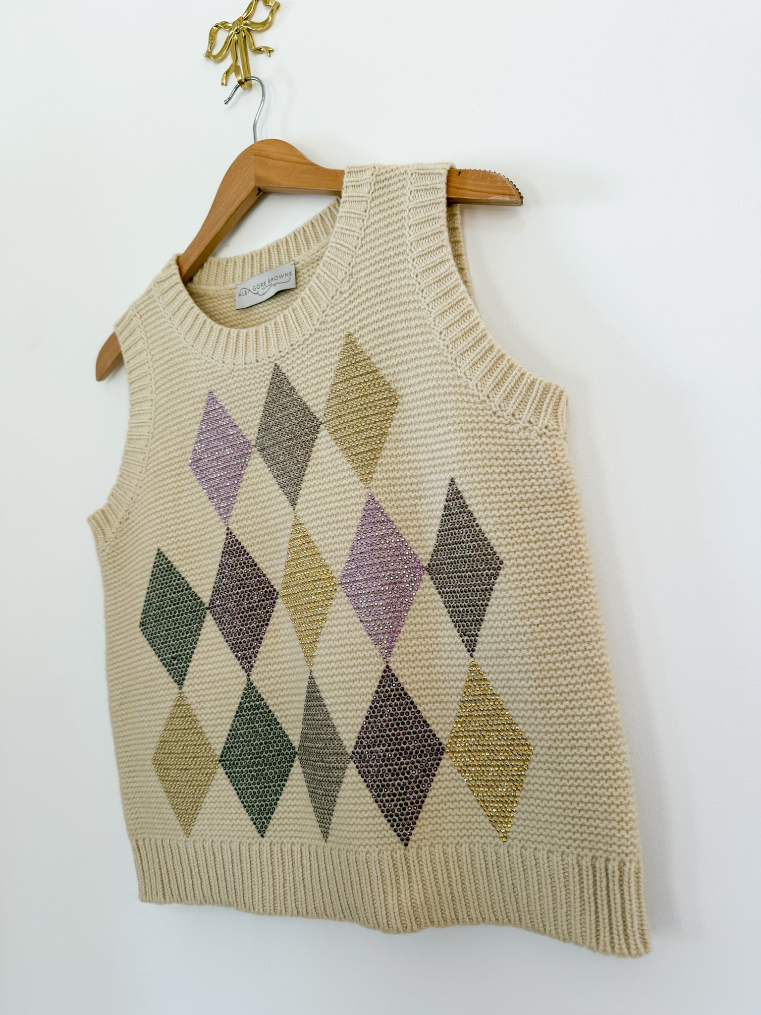 Harlequin Tank - Créme Caramel