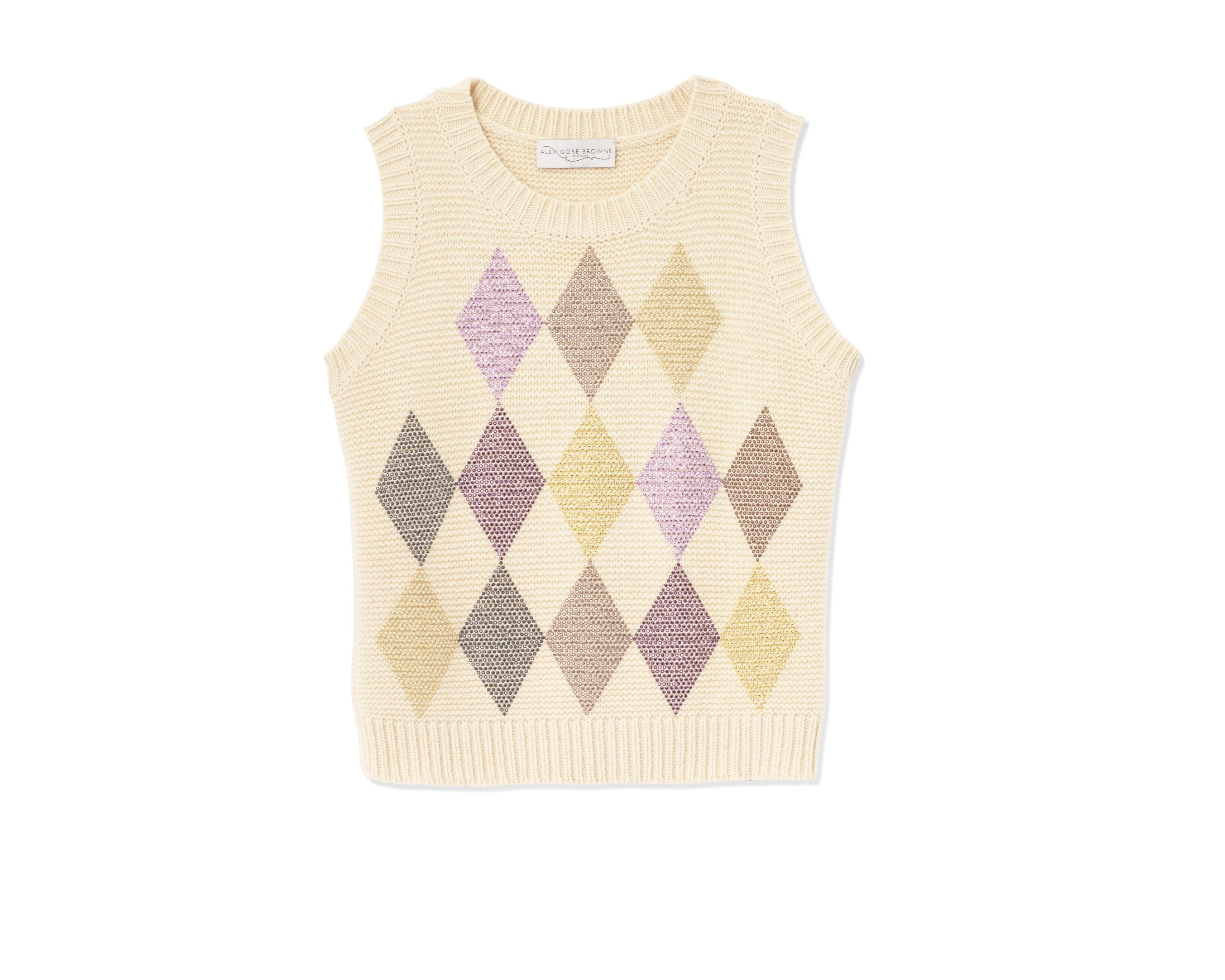 Harlequin Tank - Créme Caramel