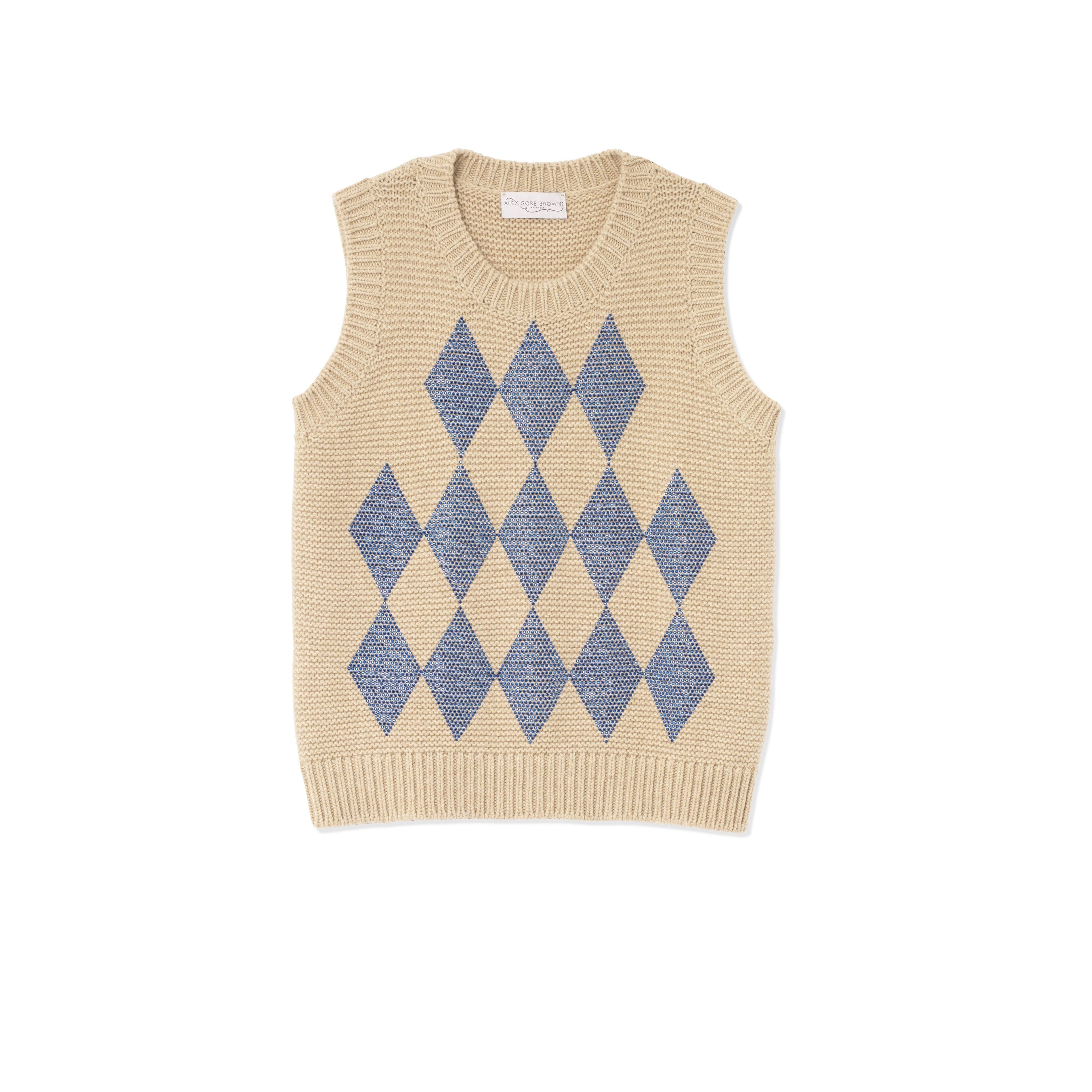 Harlequin Tank - Beige
