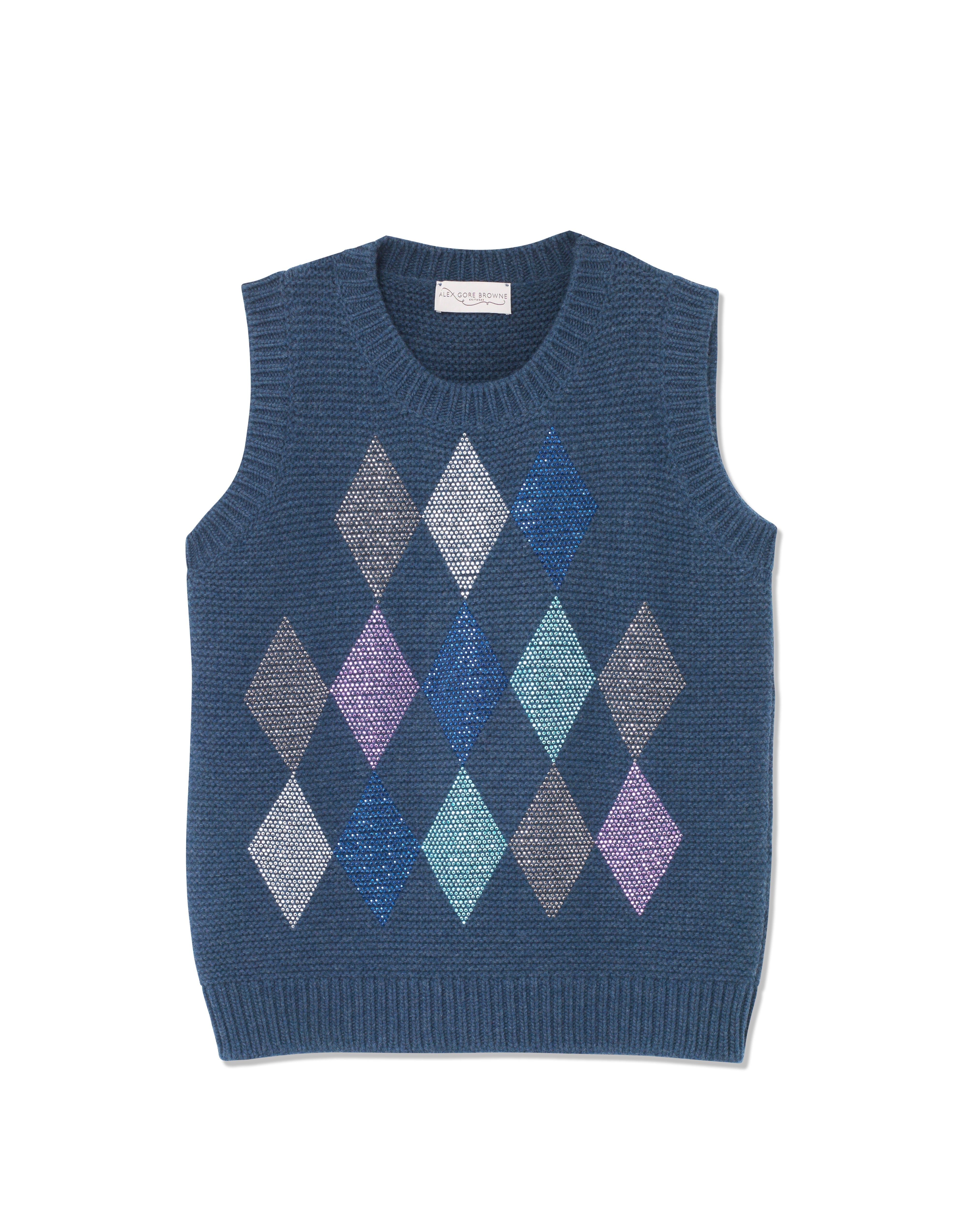 Harlequin Tank - Denim