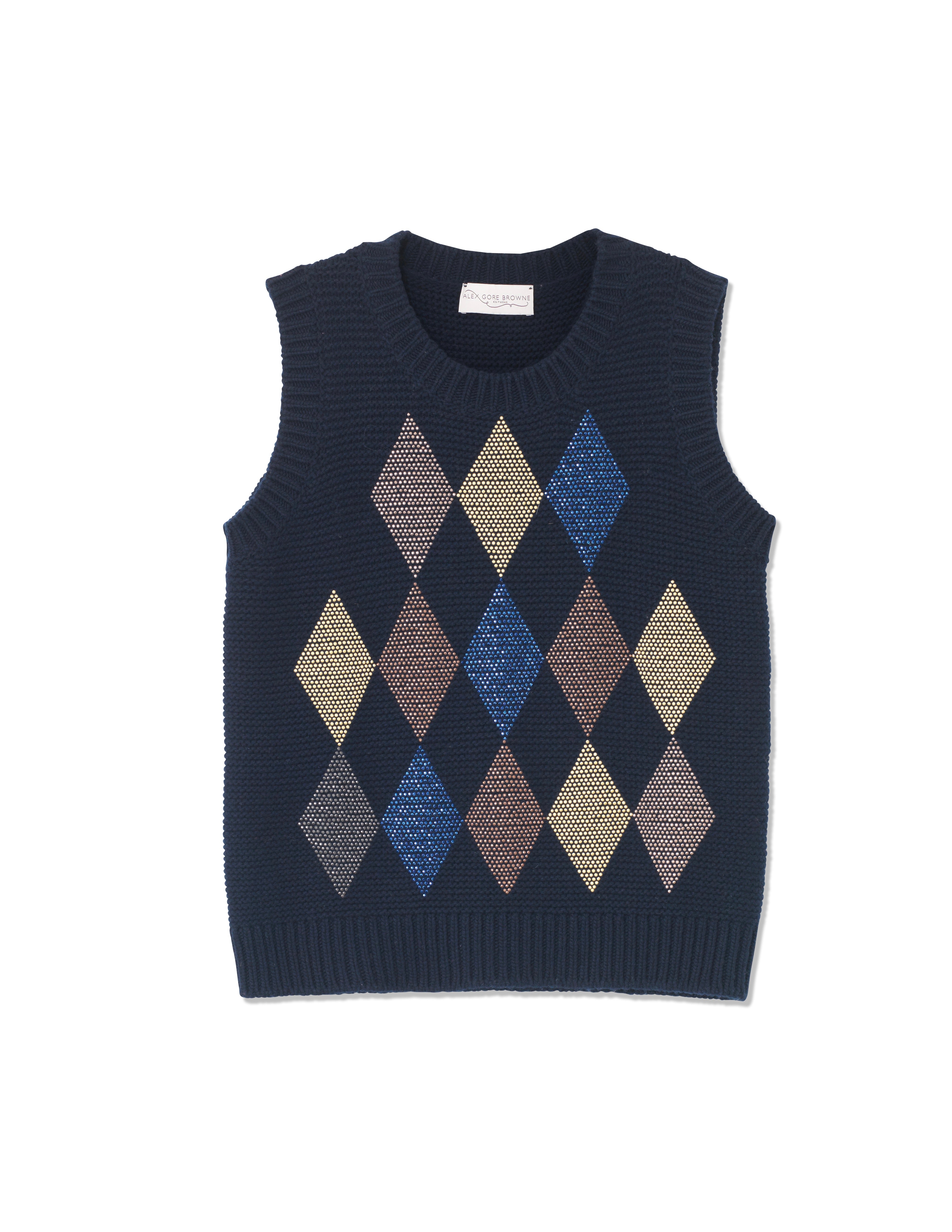 Harlequin Tank - Navy