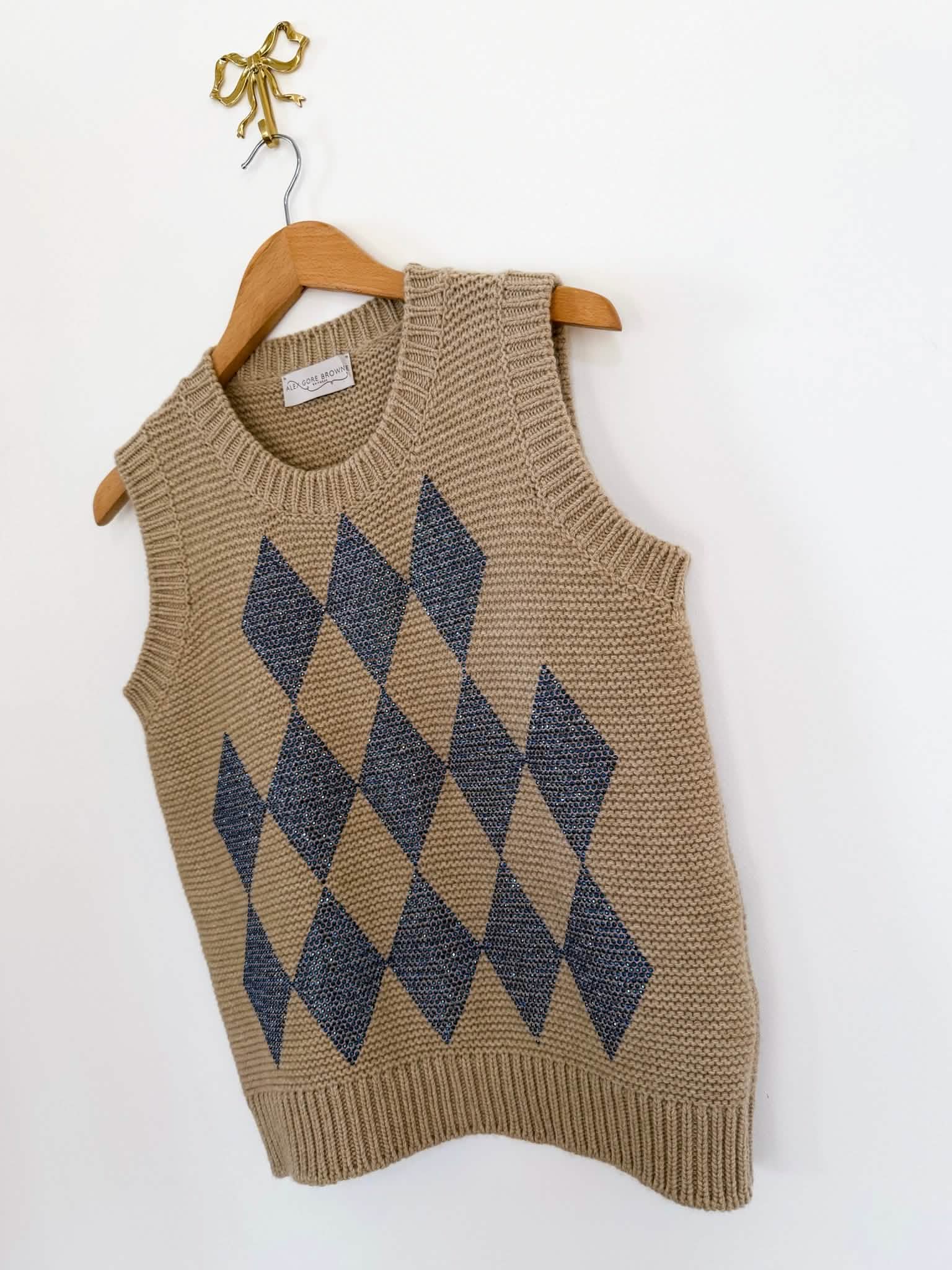 Harlequin Tank - Beige