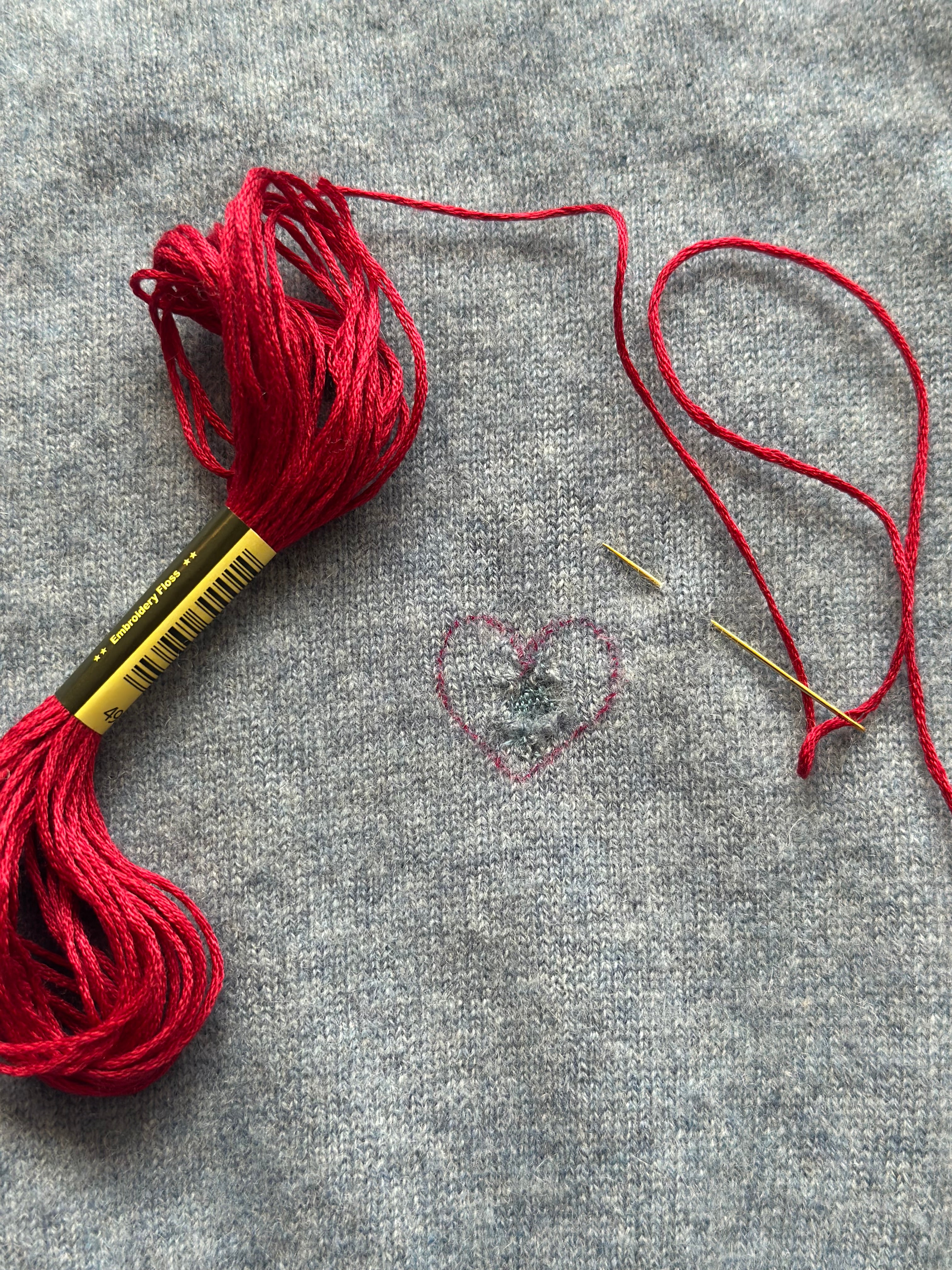 Visible Mending - Heart