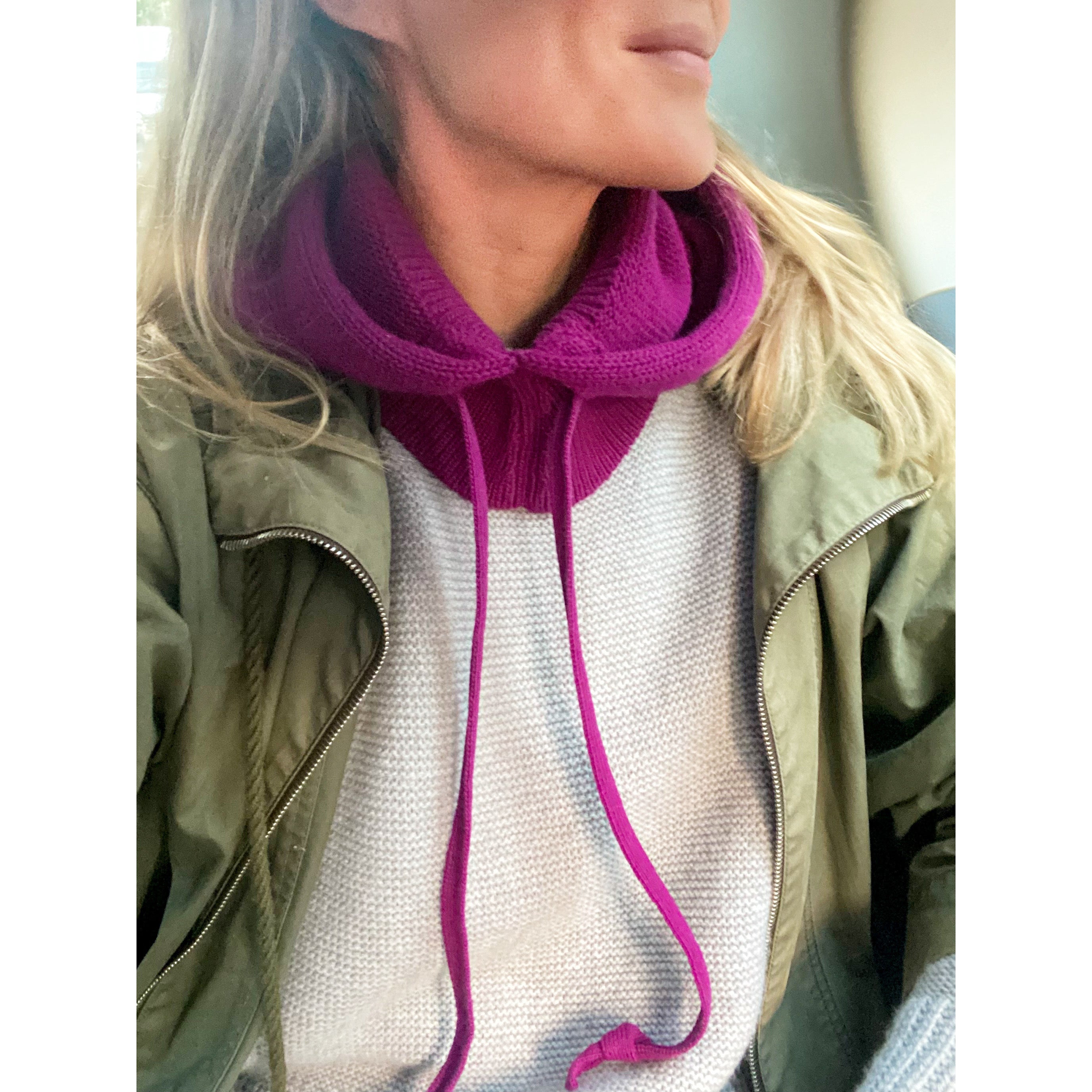 Saturday Hood (Sweater sold separately)