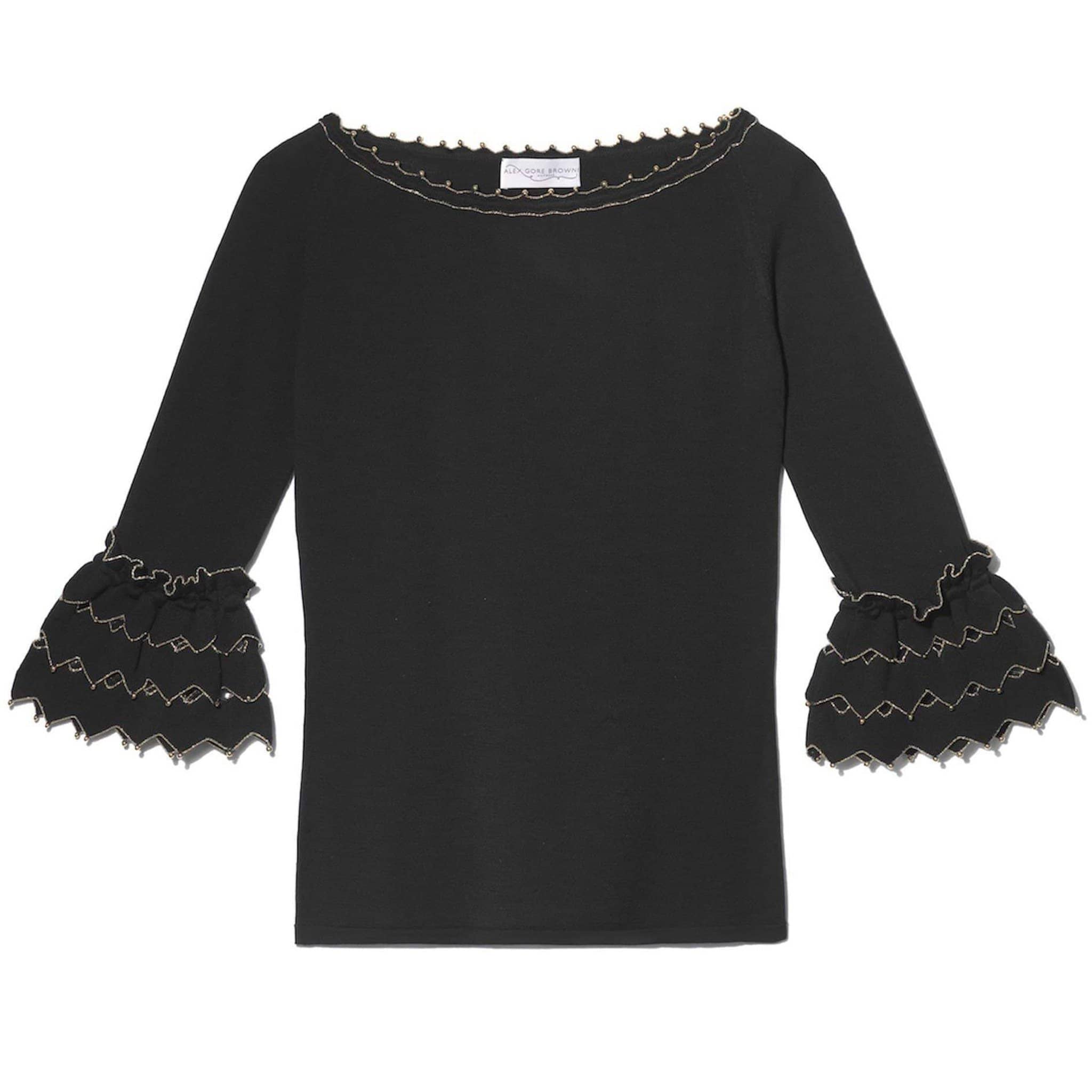 Black Zig Zag sweater