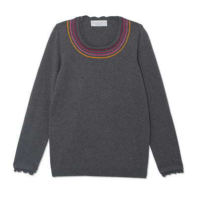 Chain Stitch Sweater - Mouse