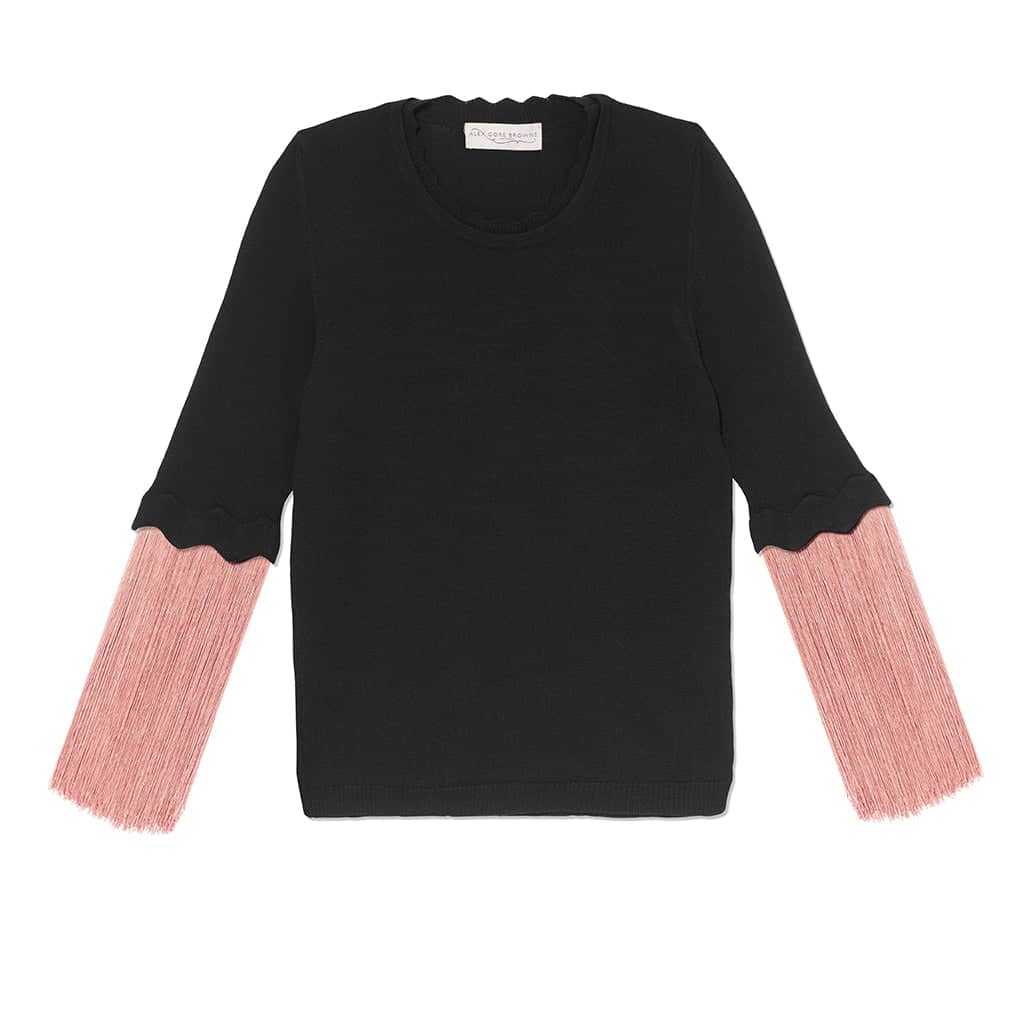 Confetti Sweater - Black/Pink