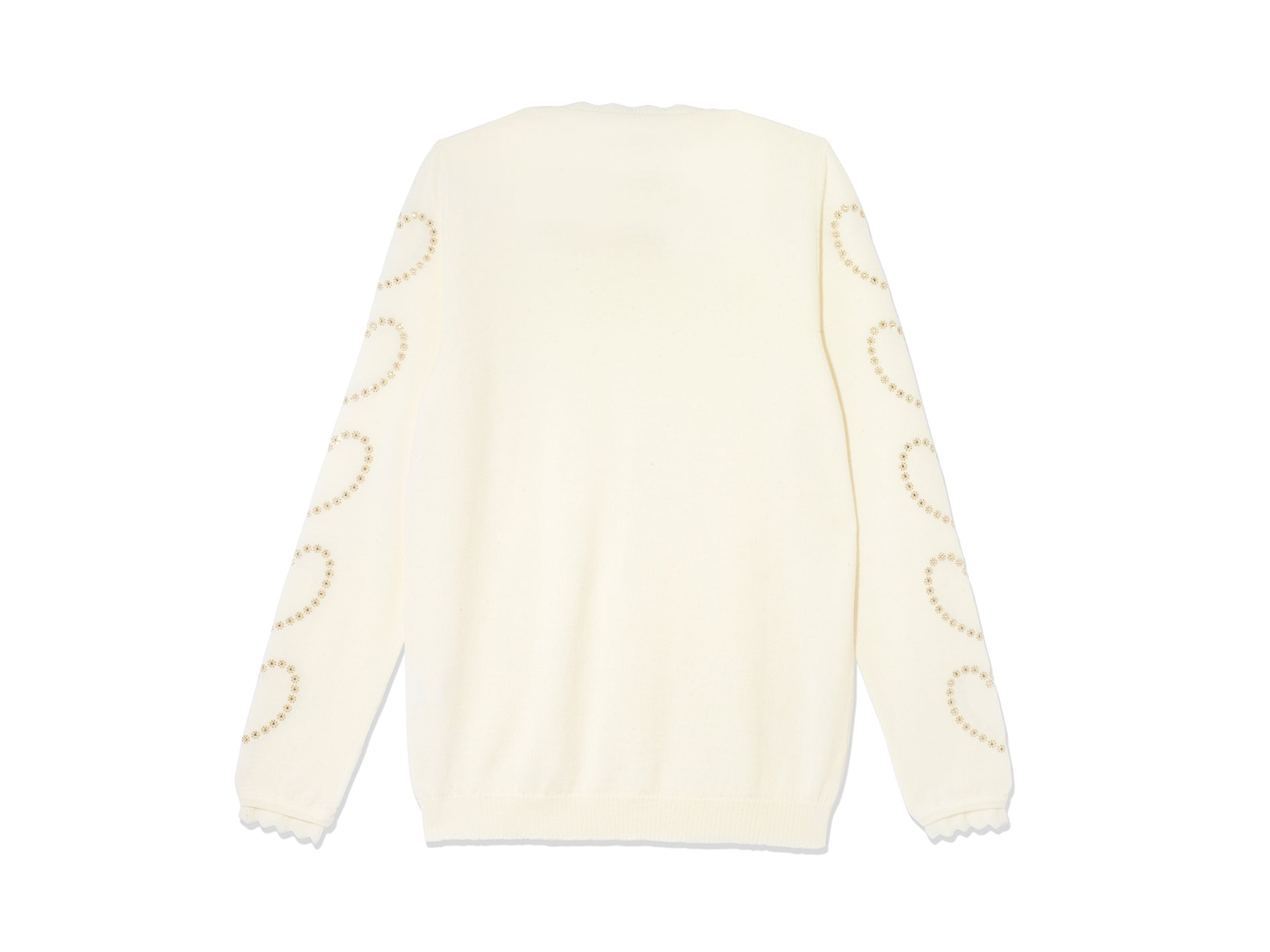 Heart Sleeve Sweater - Buttermilk