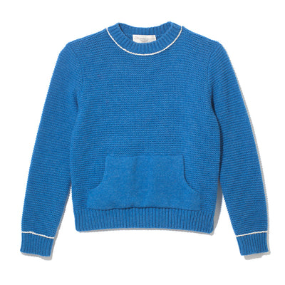 Sporty Saturday Sweater - Cornflower