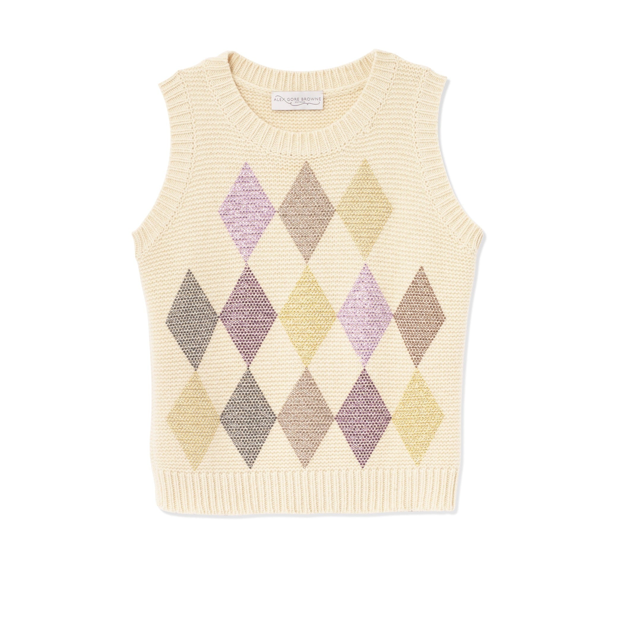 Harlequin Tank - Créme Caramel
