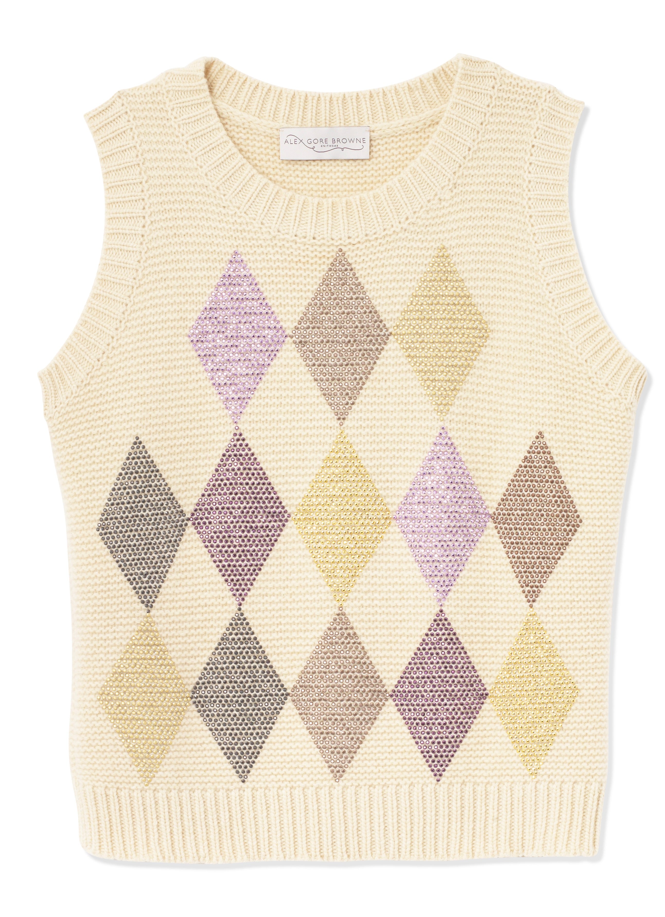 Harlequin Tank - Créme Caramel