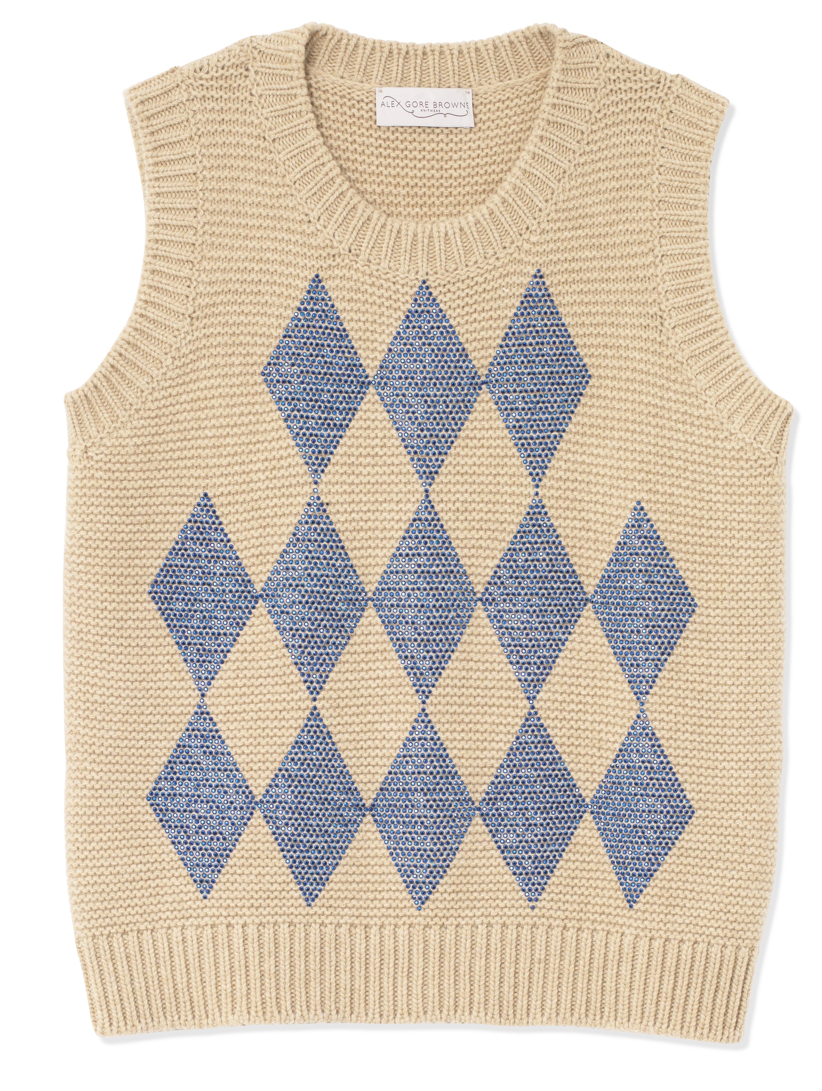 Harlequin Tank - Beige