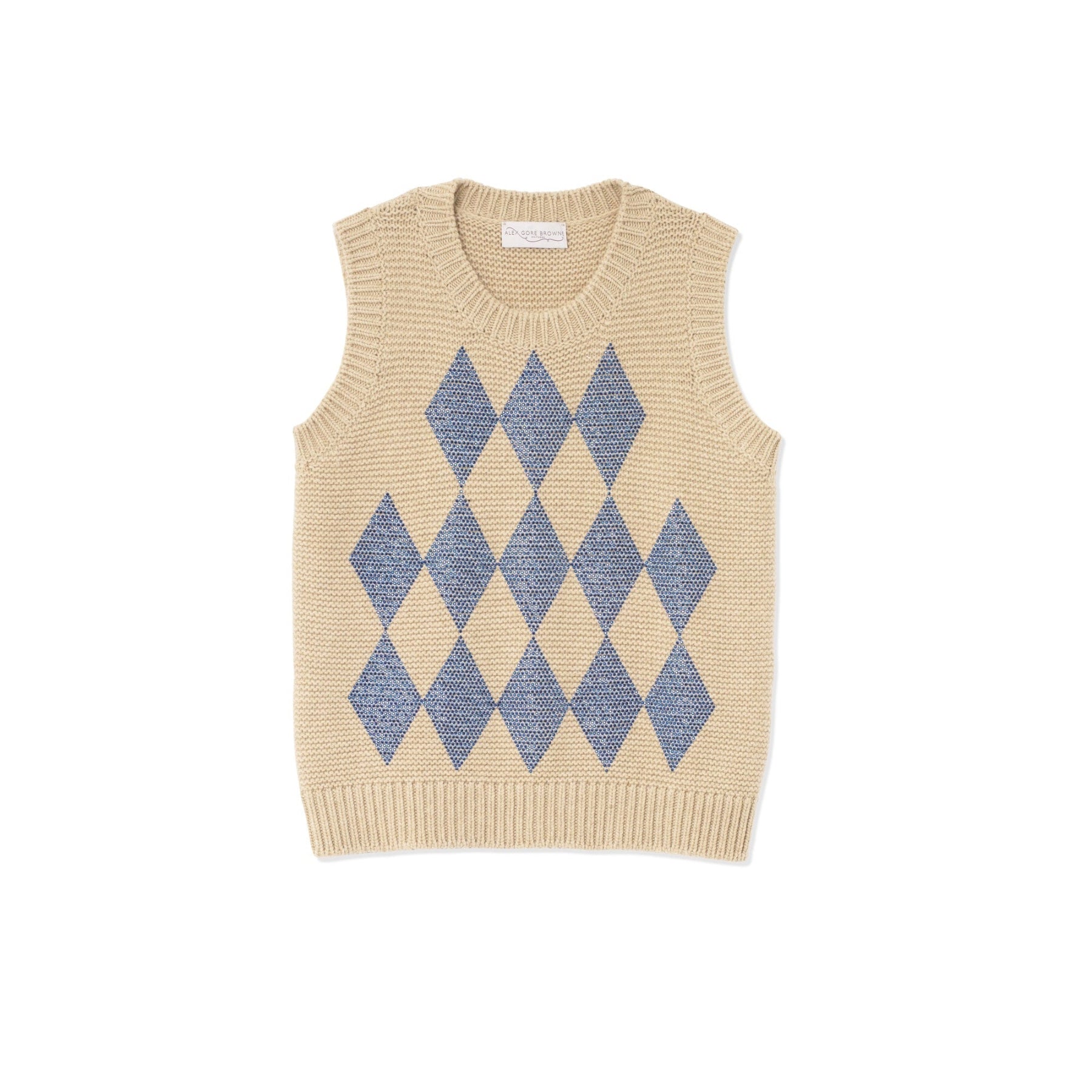 Harlequin Tank - Beige