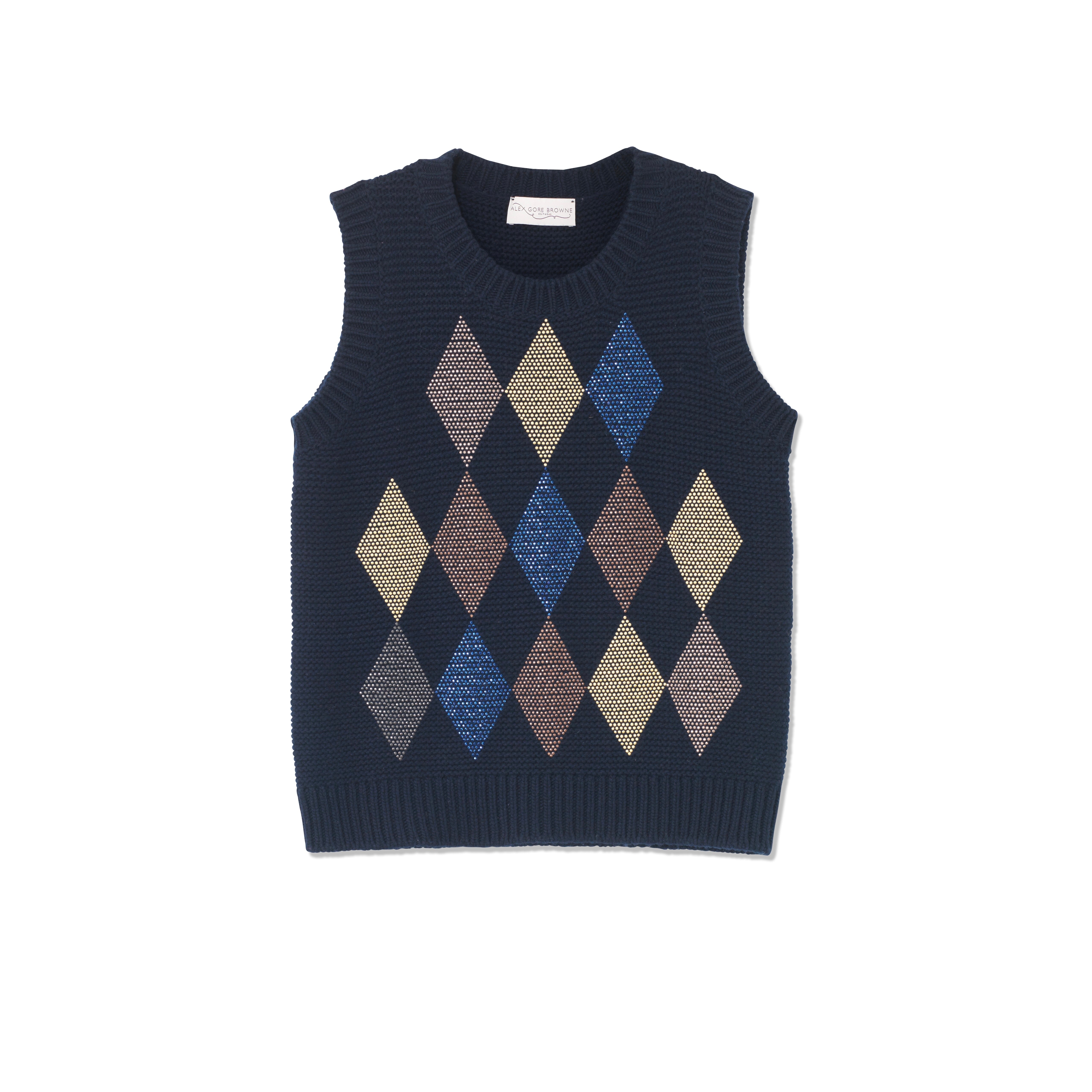 Harlequin Tank - Navy
