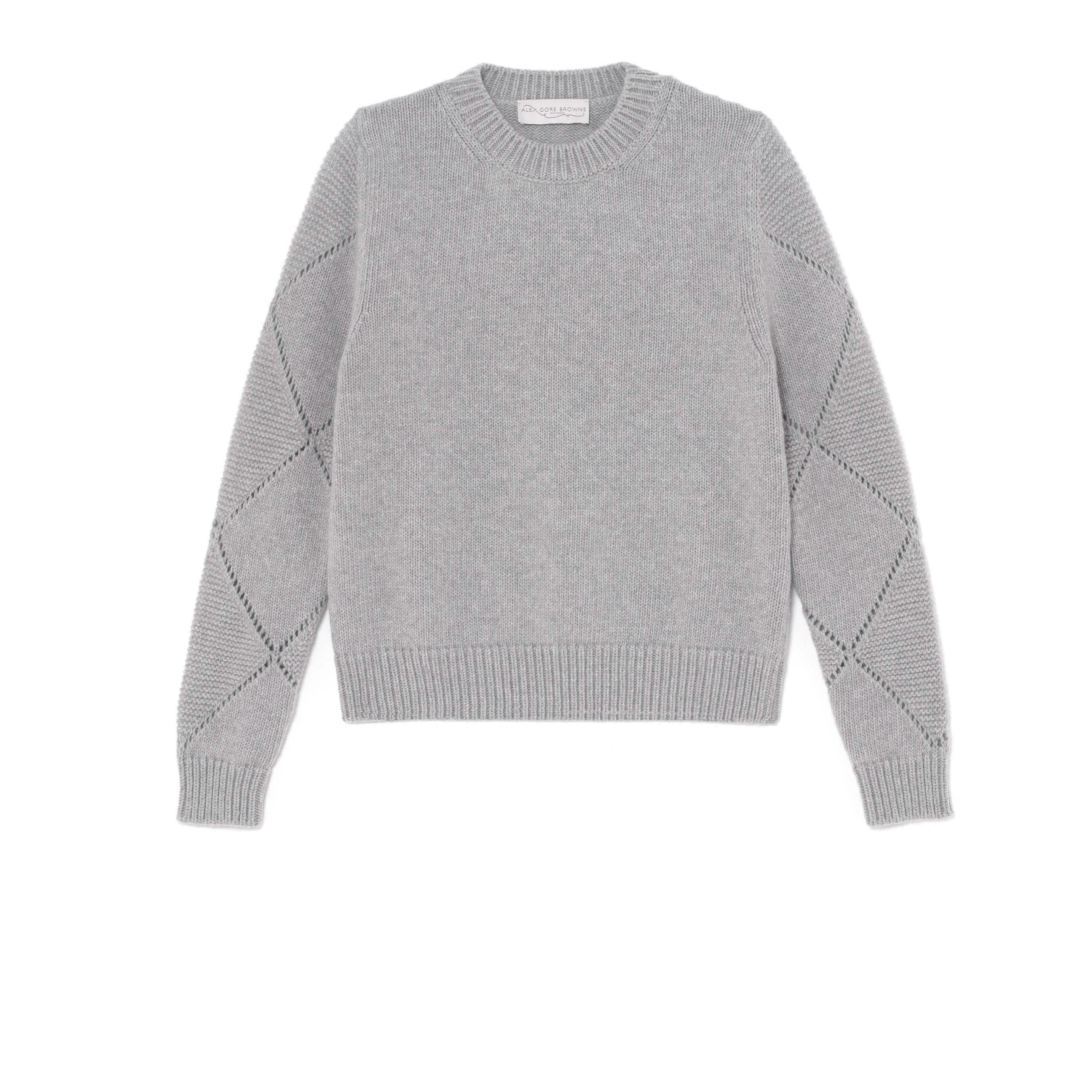 Harlequin Sweater - Cloudy Grey