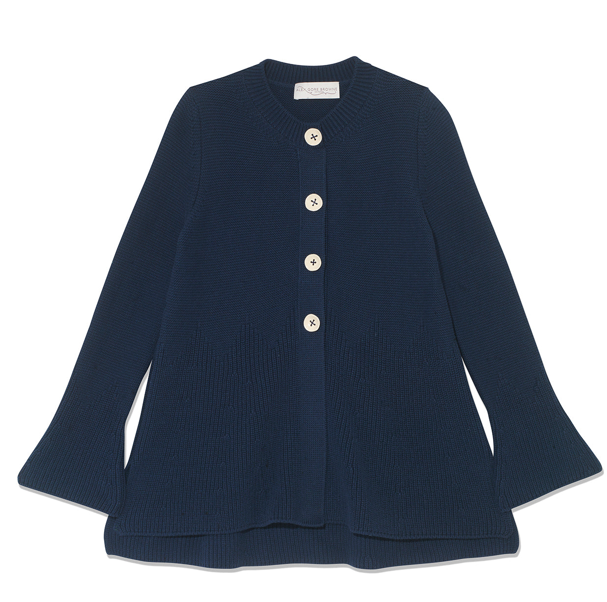 Cotton Teddy Jacket - Navy