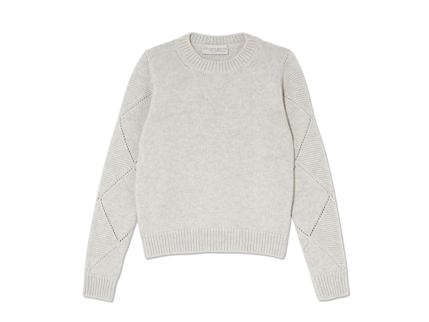 Harlequin Sweater - Silver Grey