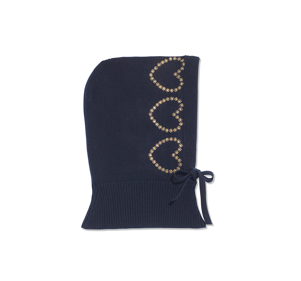 Heart Hood - Navy