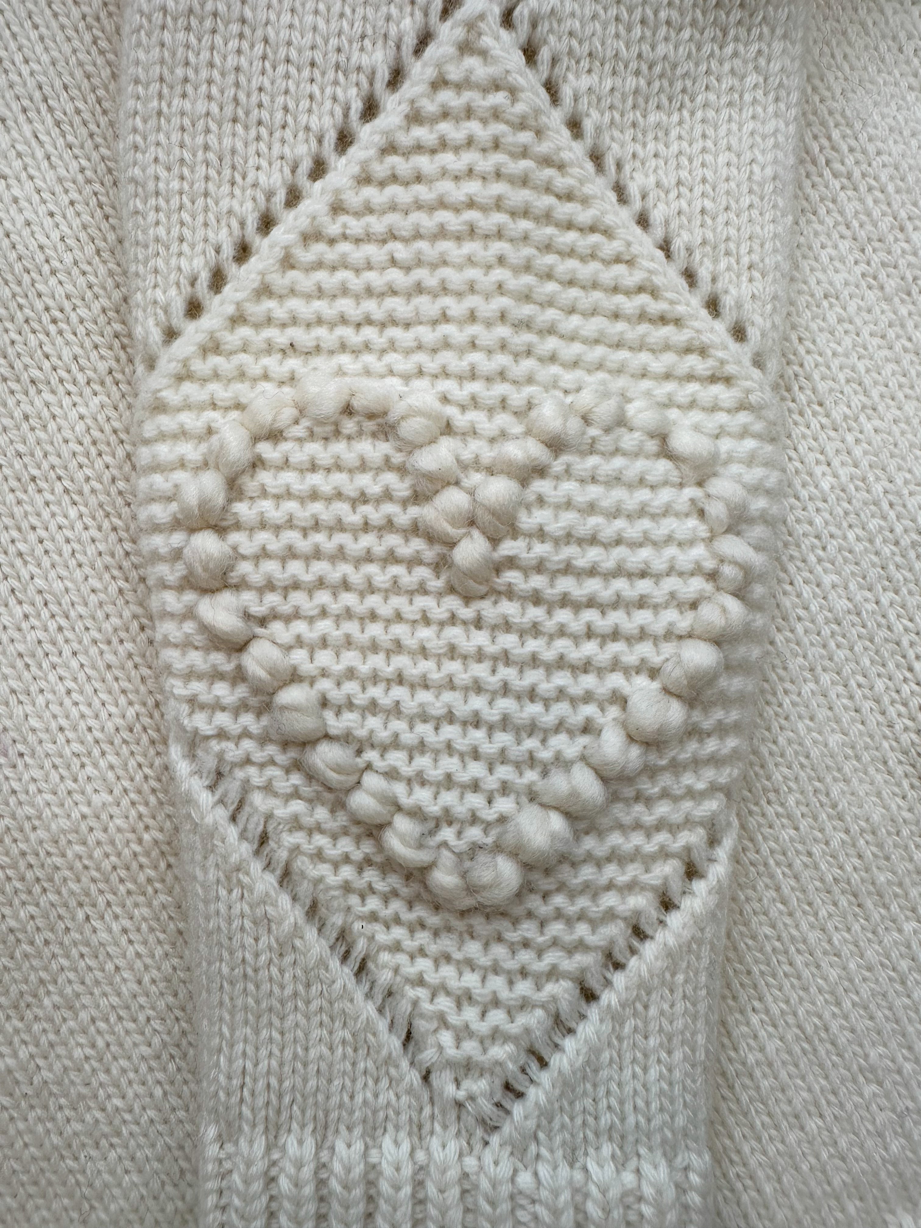 Bobble Stitch Heart Sweater