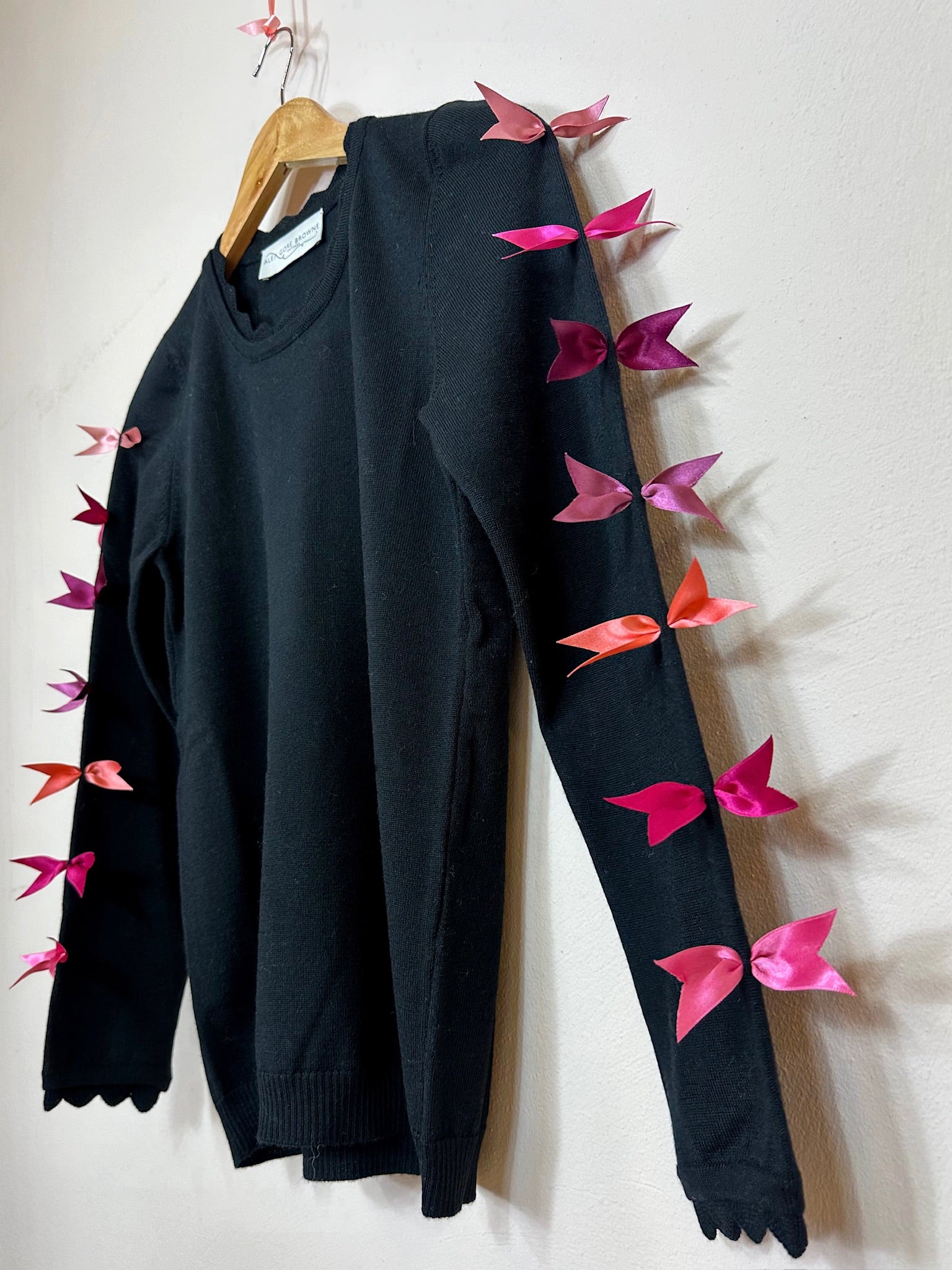 Fiesta Sweater - Black/Pink Mix