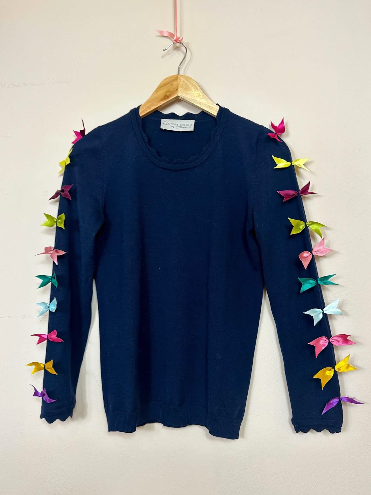 Fiesta Sweater - Navy/Multi