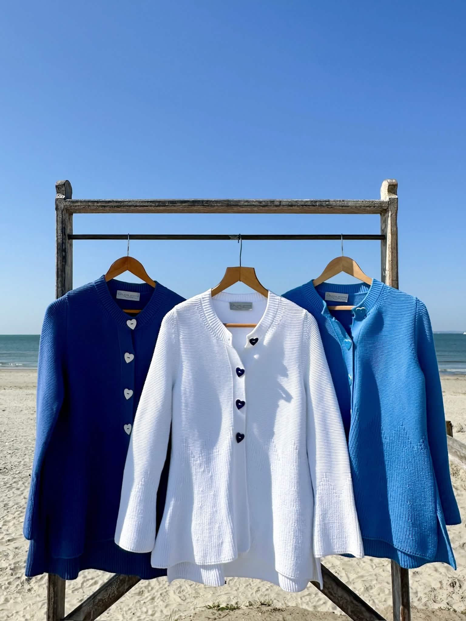 Cotton Teddy Jacket - Cornflower Blue