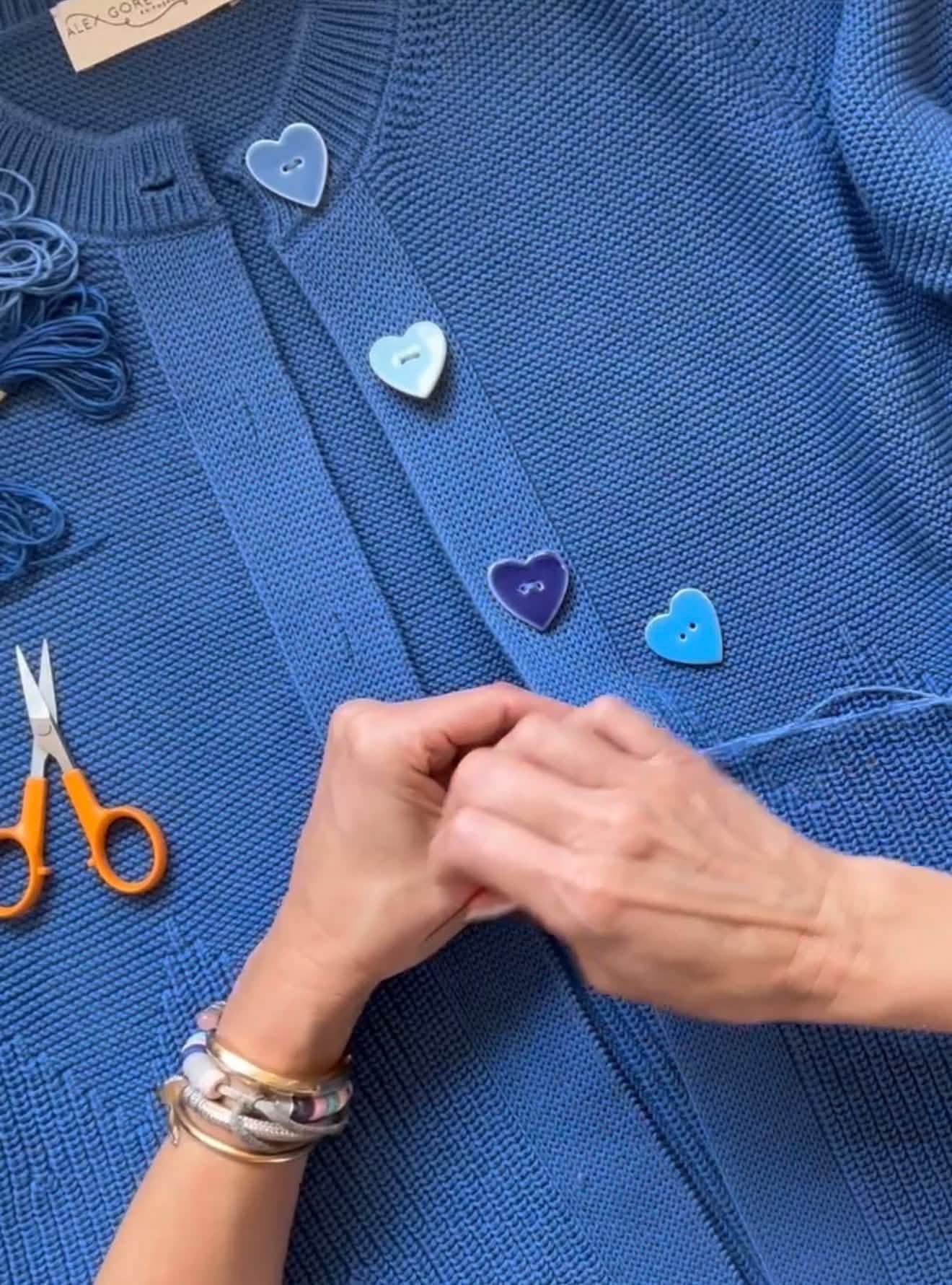 Cotton Teddy Jacket - Cornflower Blue