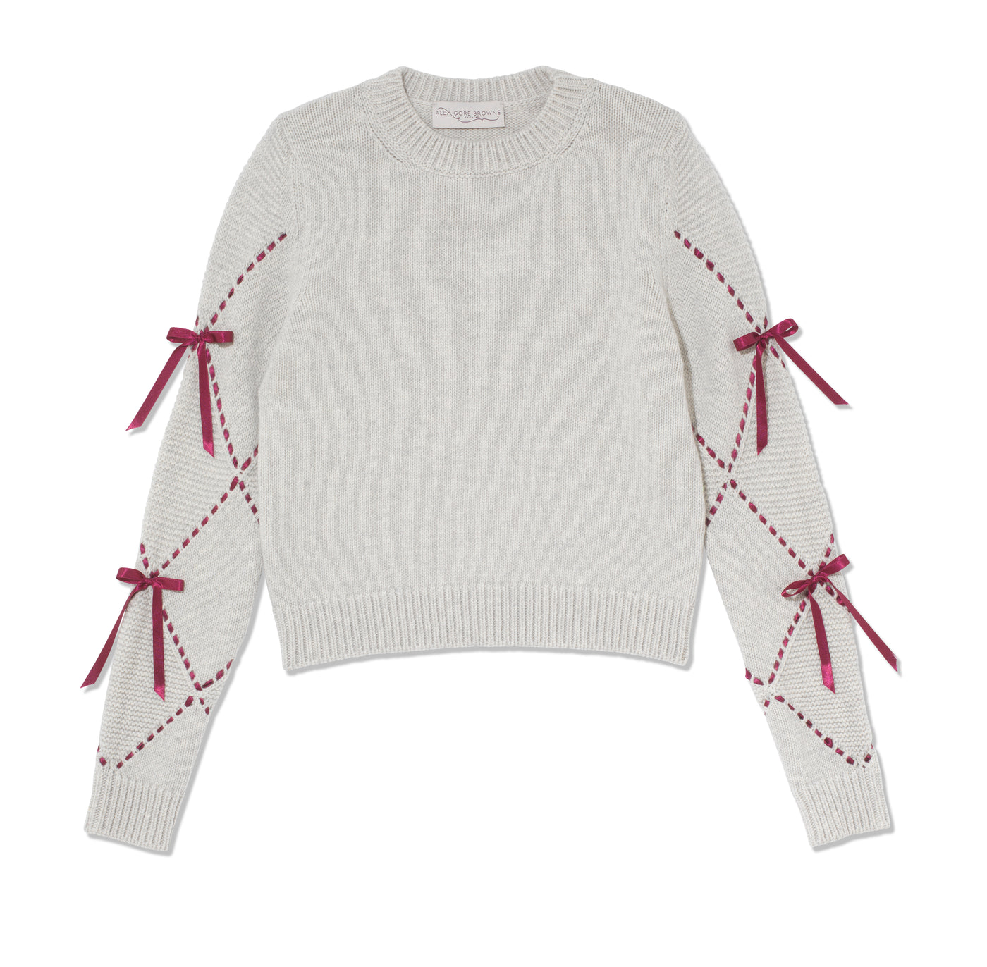 Harlequin Ribbon Bow Sweater