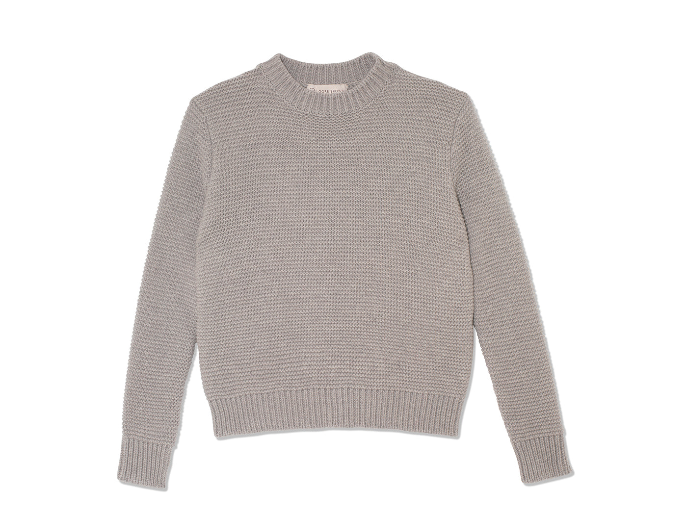 Purl Stitch Sweater - Cloudy Grey