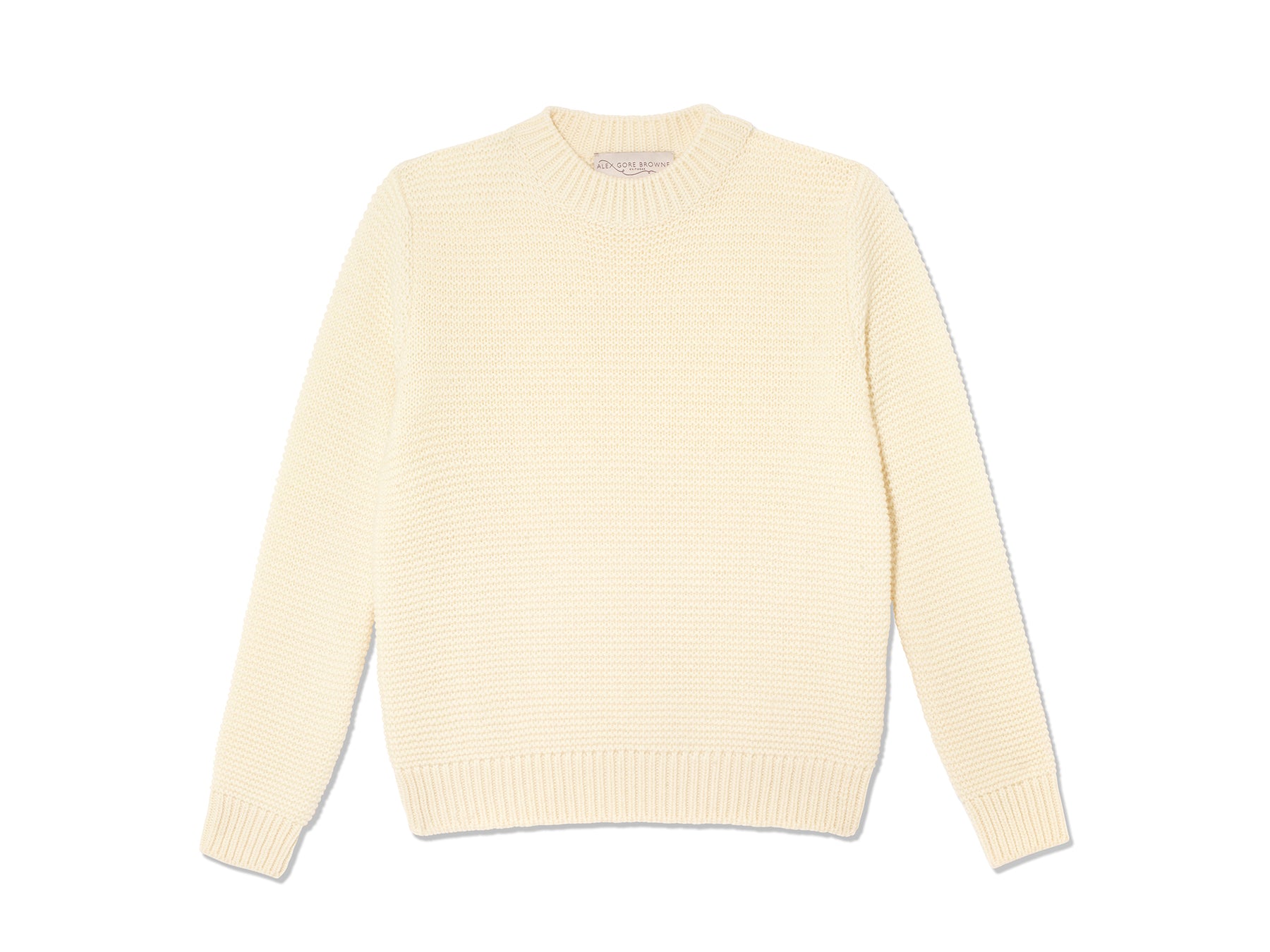 Purl Stitch Sweater - Cream – Alex Gore Browne