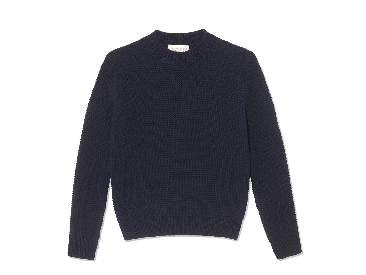 Purl Stitch Sweater - Navy