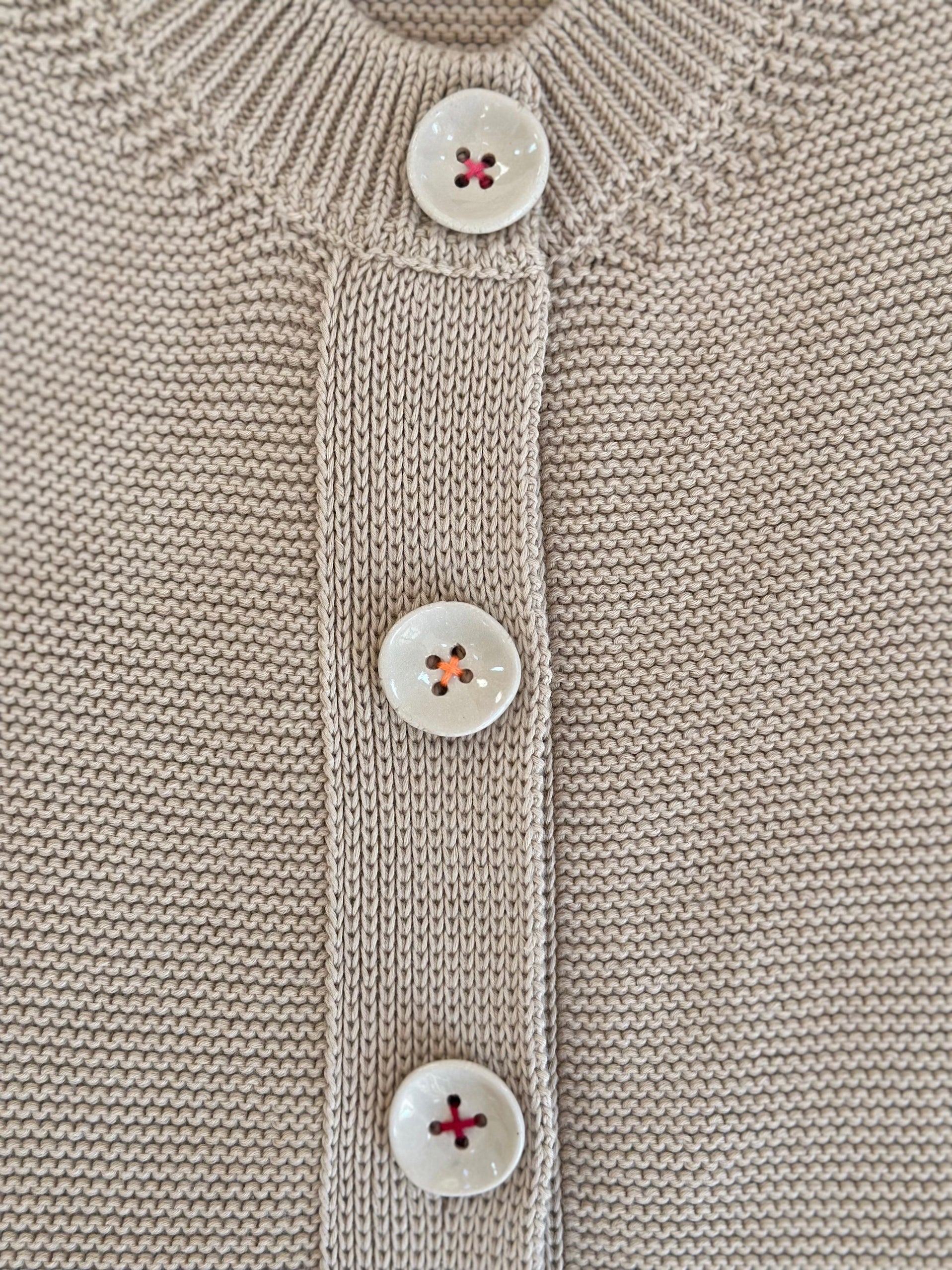 Cotton Teddy Jacket - Beige