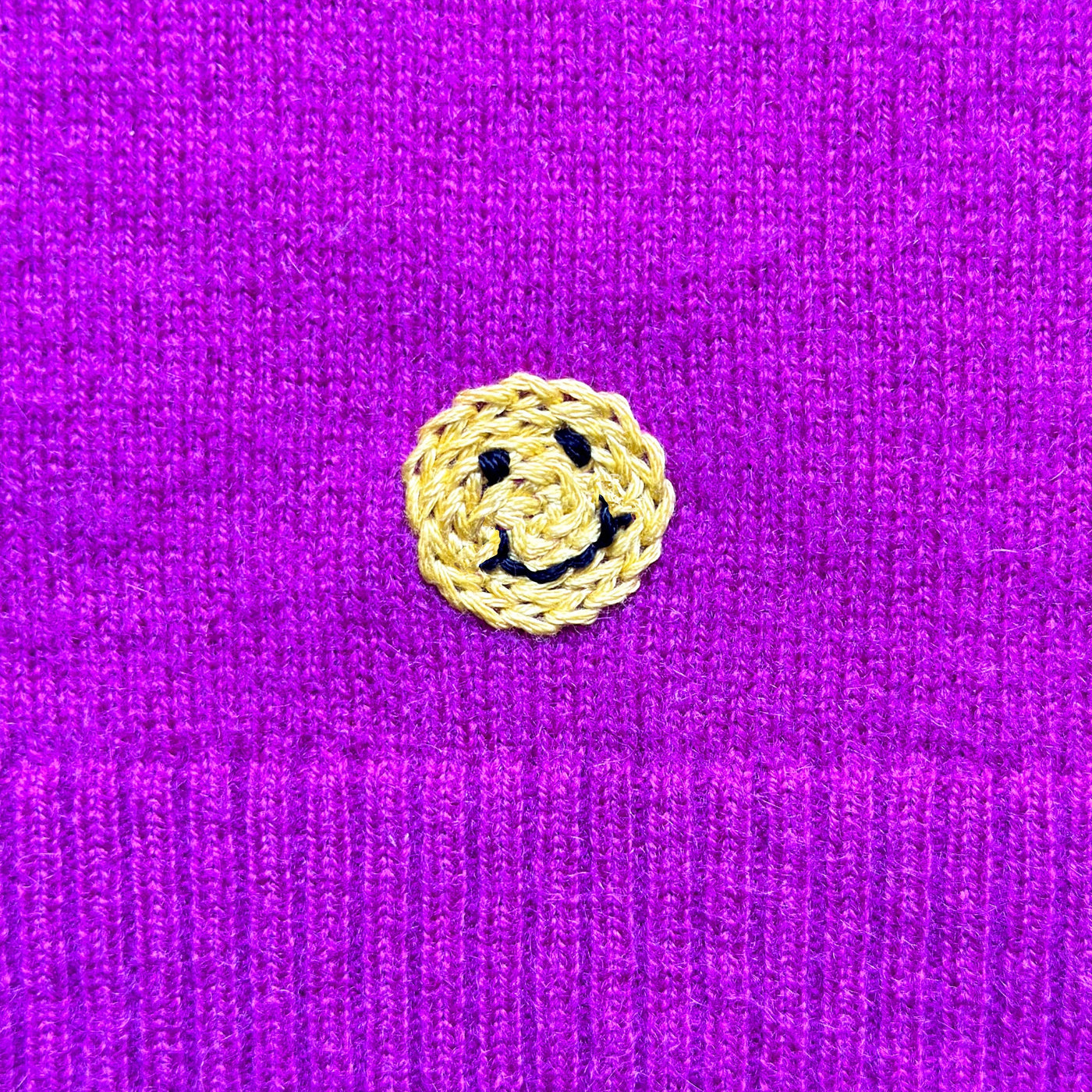 Visible Mending - Smiley