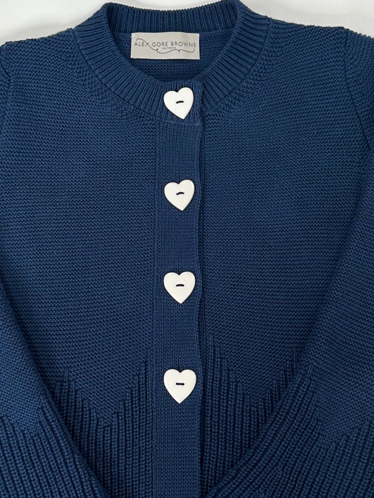 Cotton Teddy Jacket - Navy