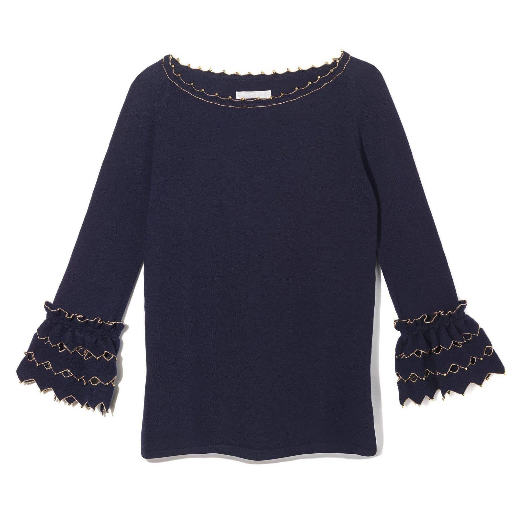 Navy Zig Zag sweater