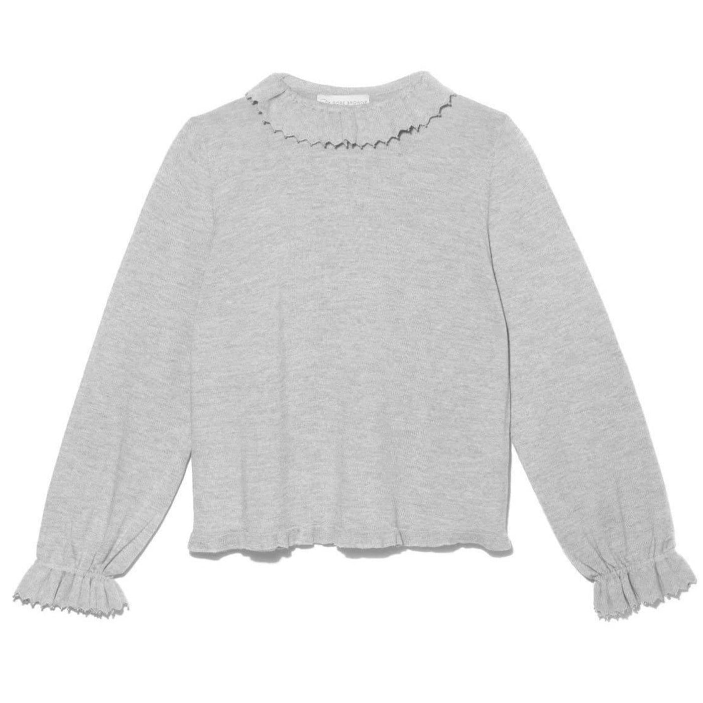 Cloudy Grey Arabesque Sweater