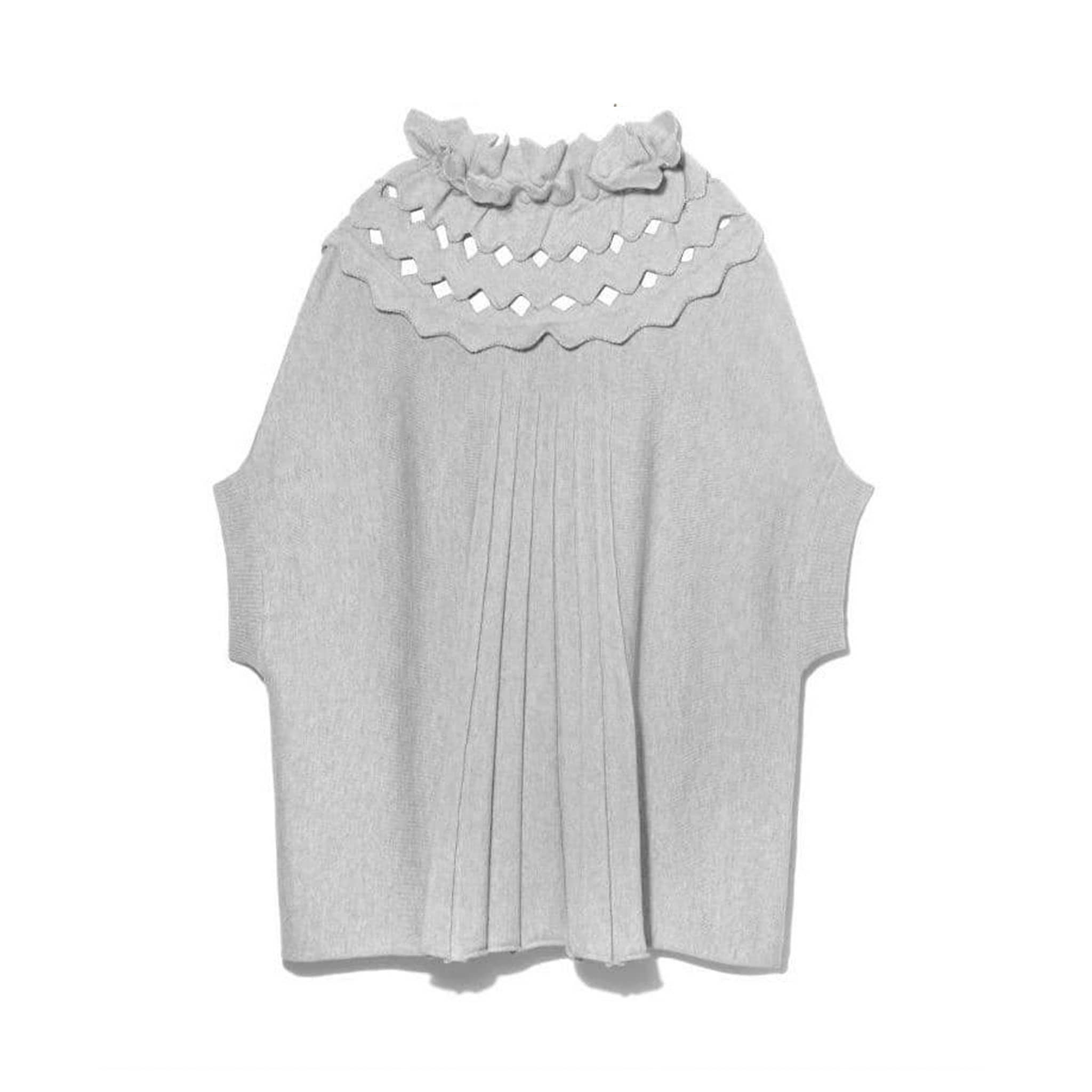 Cloudy Grey ladies Carnival cape / poncho