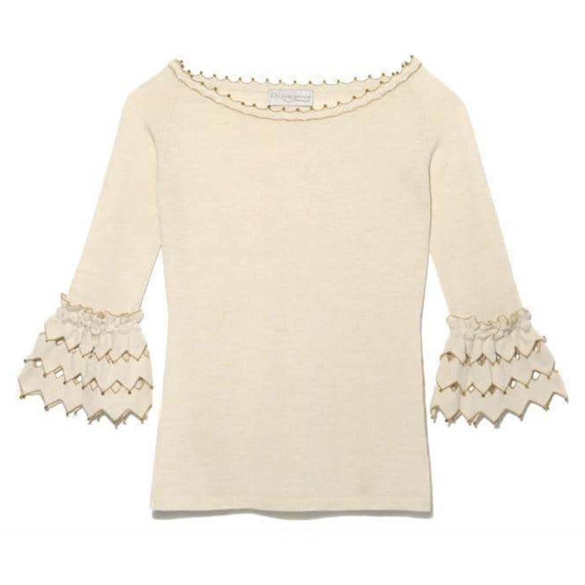 Beige Zig Zag sweater