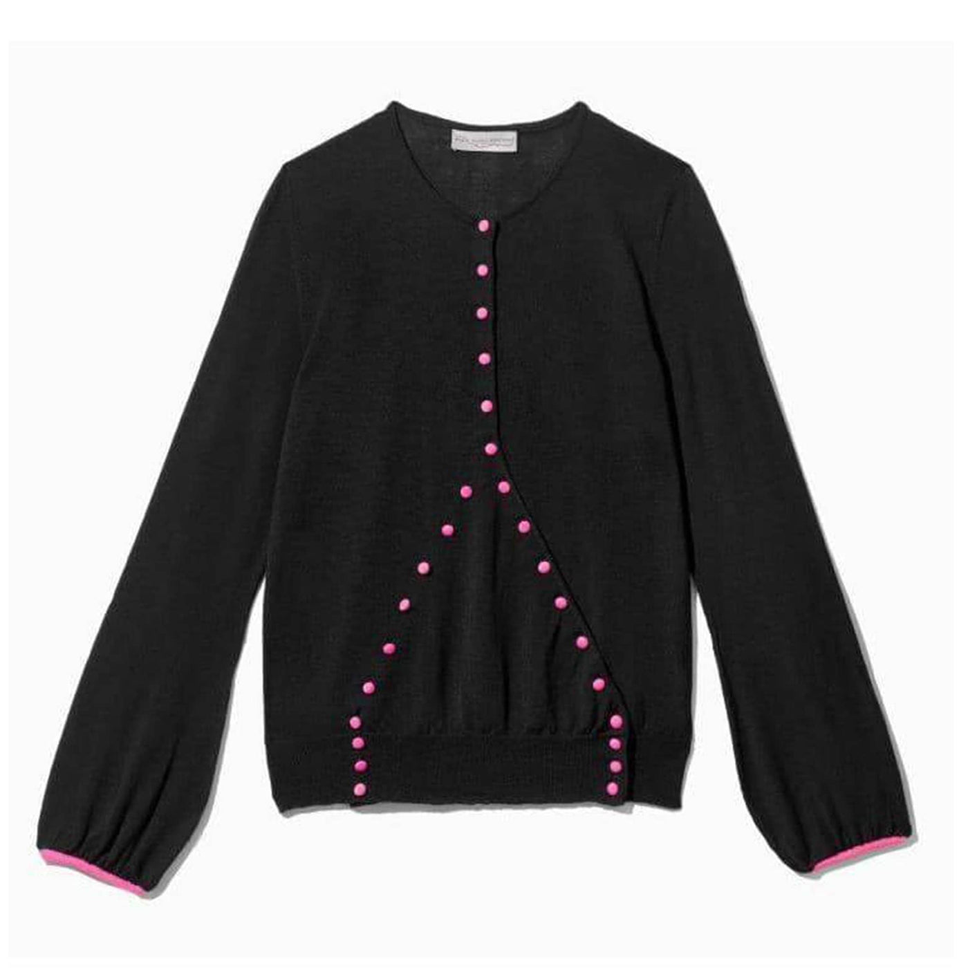 Black Fluro Criss Cross Sweater