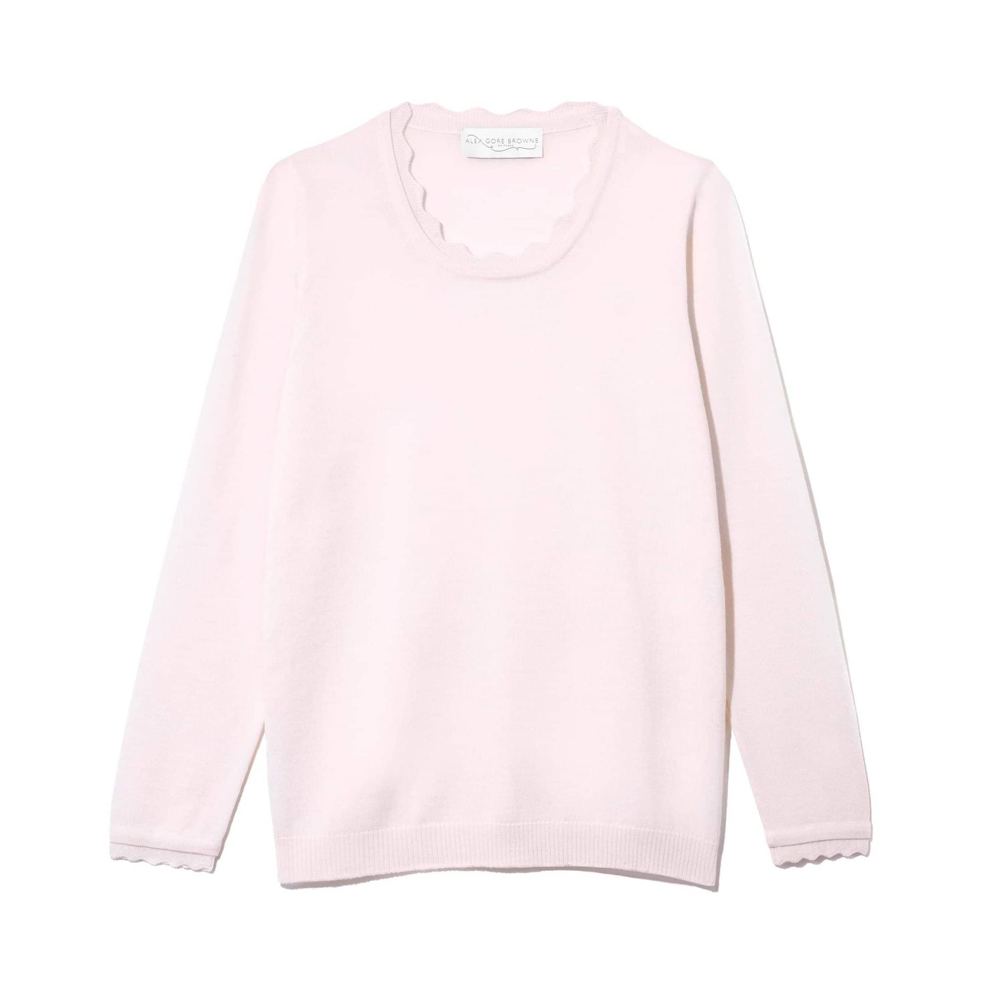Soft Pink Basic Sweater