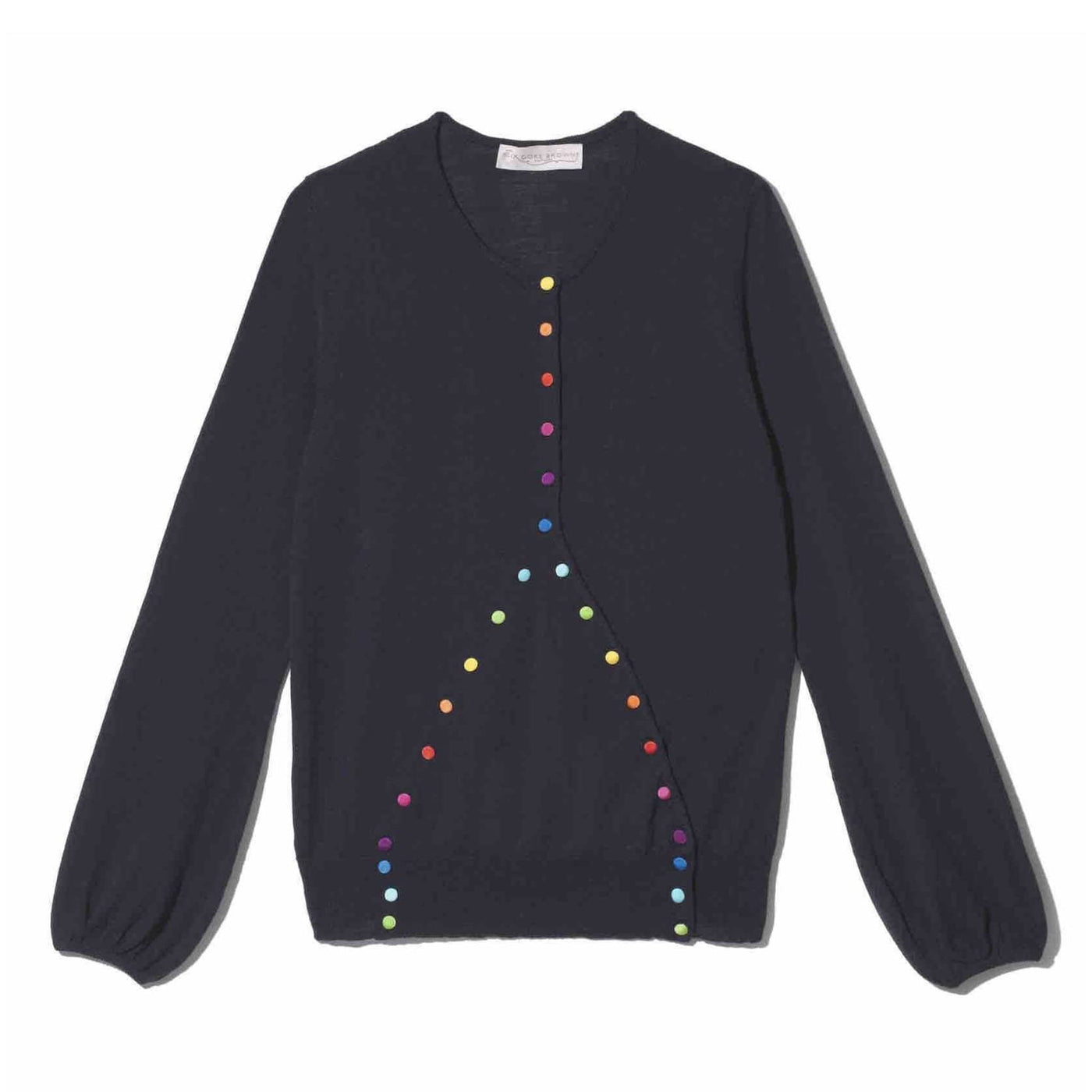 Black Rainbow Criss Cross sweater
