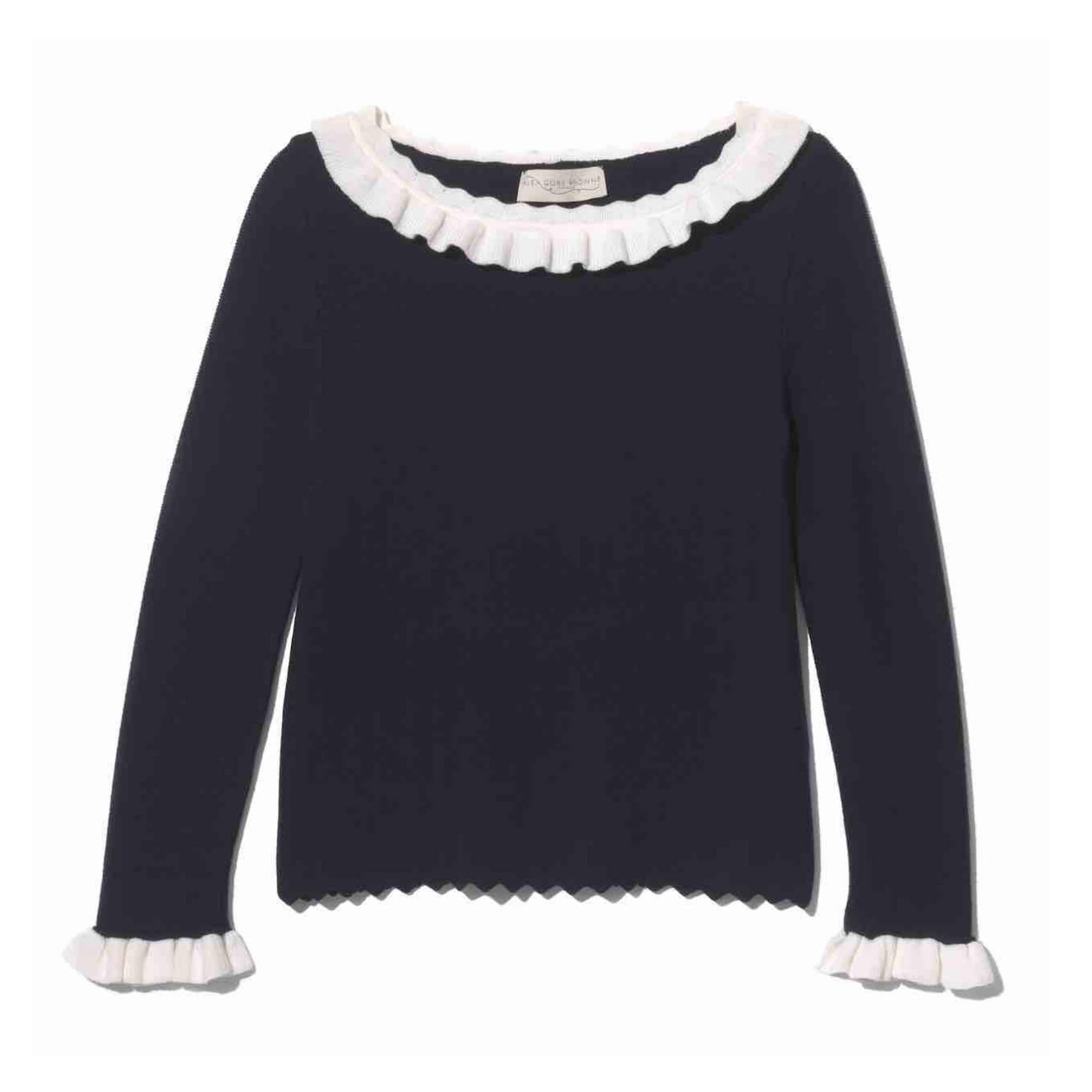 Navy/White Alice Sweater