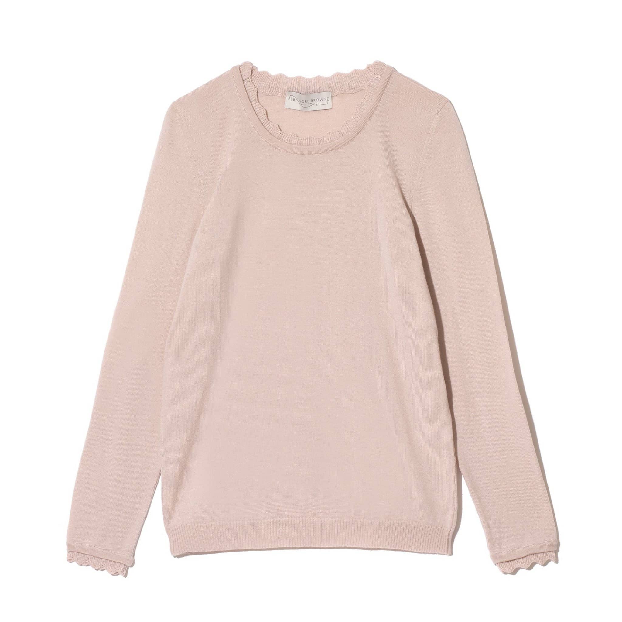 Pale Pink Basic Sweater