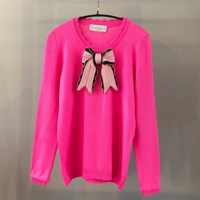 Basic Sweater - Hot Pink