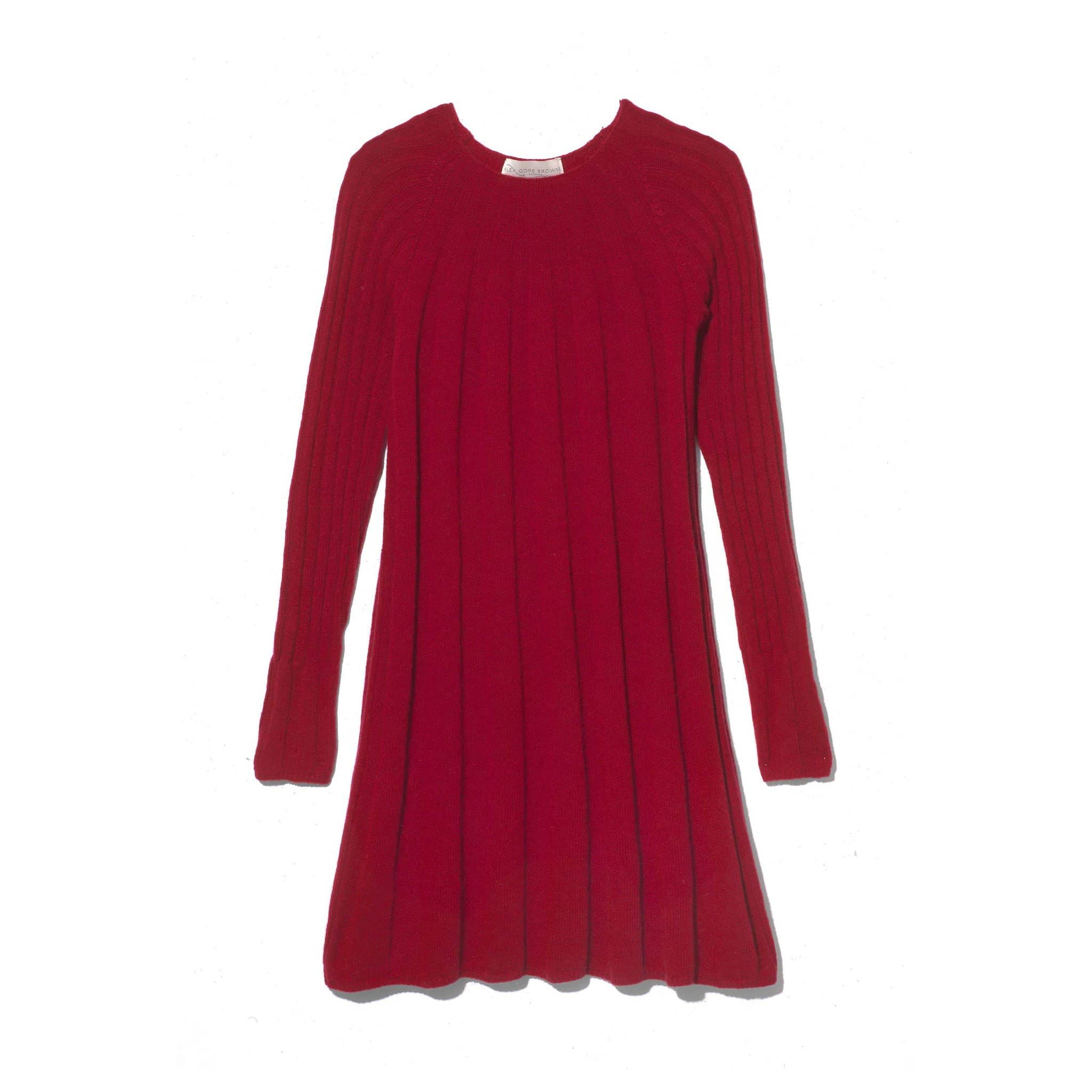Red Knitted Dress