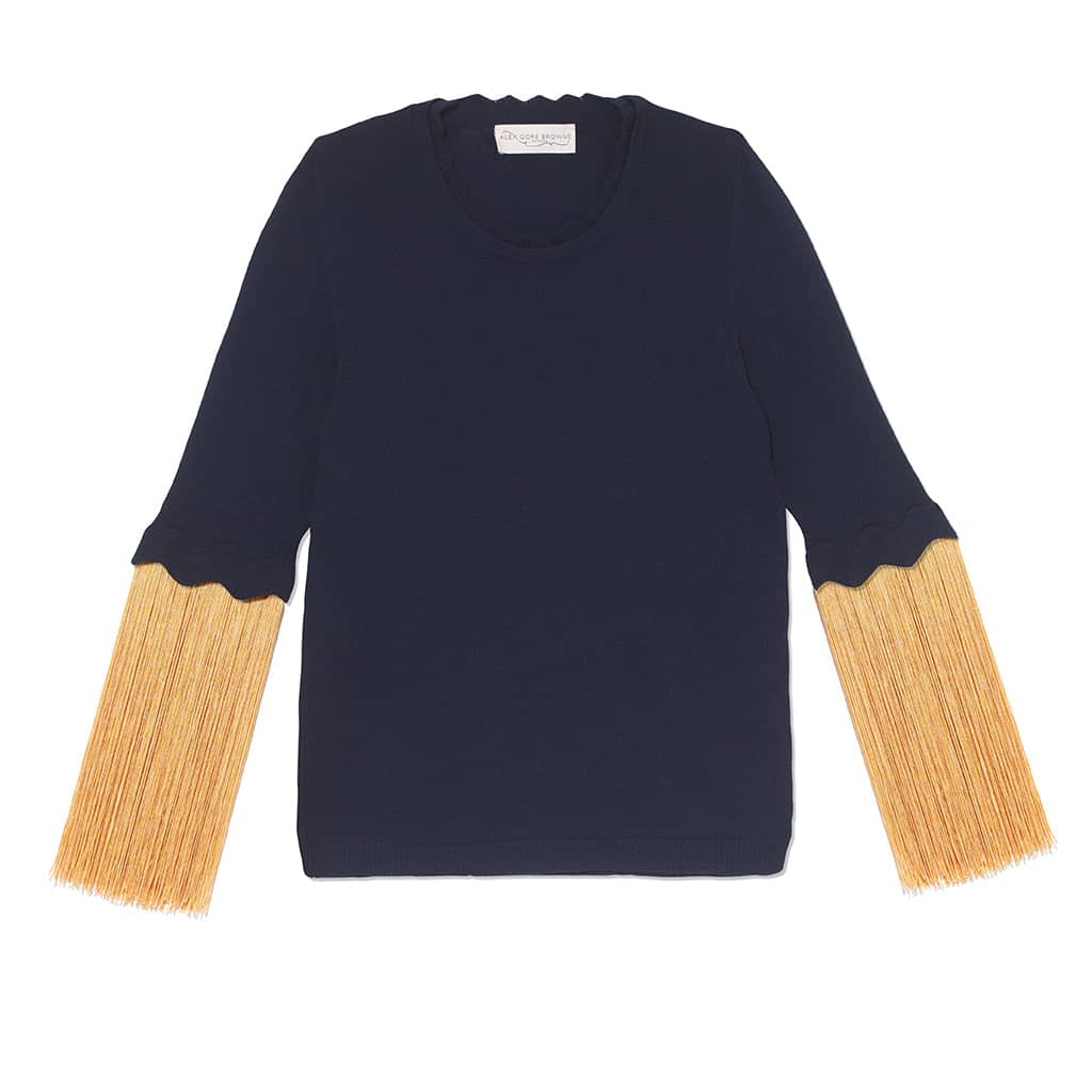 Confetti Sweater - Navy/Gold