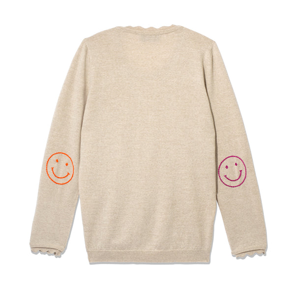 Taupe Elbow Patch Sweater — Lovely Daye