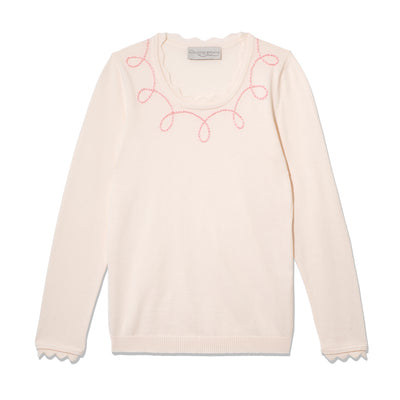 Rodeo Cotton Sweater - Palest Pink