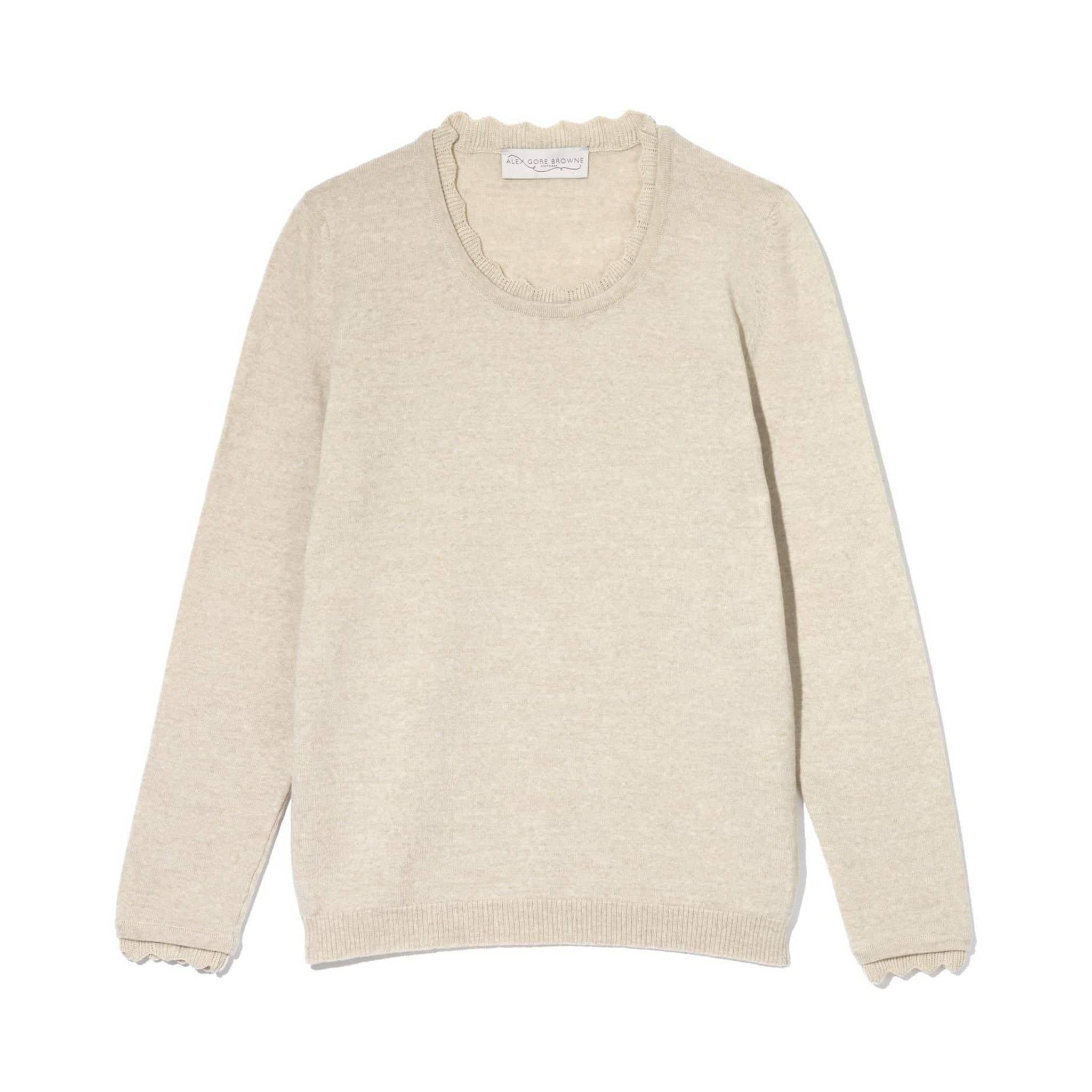 Beige Basic Sweater